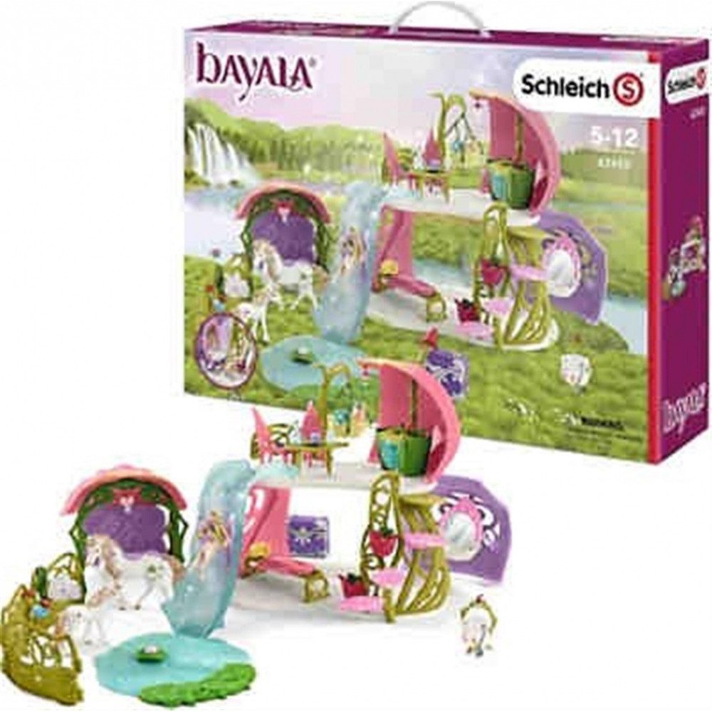 Schleich® Spielwelt 42445 Glitzerndes Blütenhaus Elfenhaus bunt