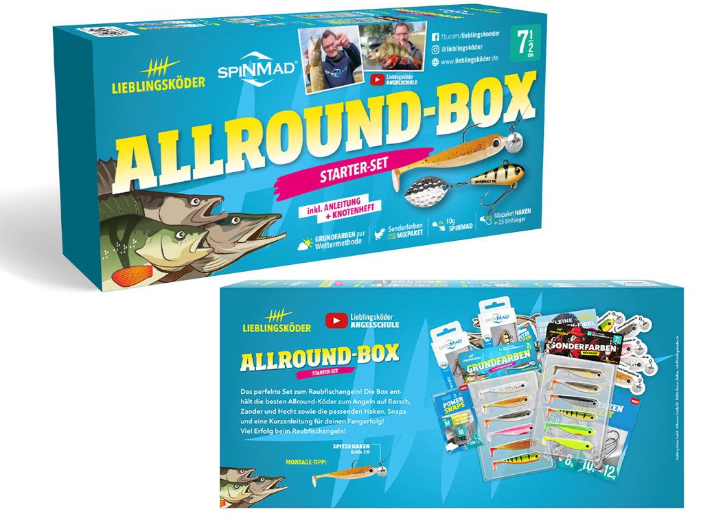 Lieblingsköder Kunstköder Lieblingsköder Zielfischboxen - Starter-Sets, (Zielfischbox, 1-St. Einsteiger-Set), Universell einsetzbar