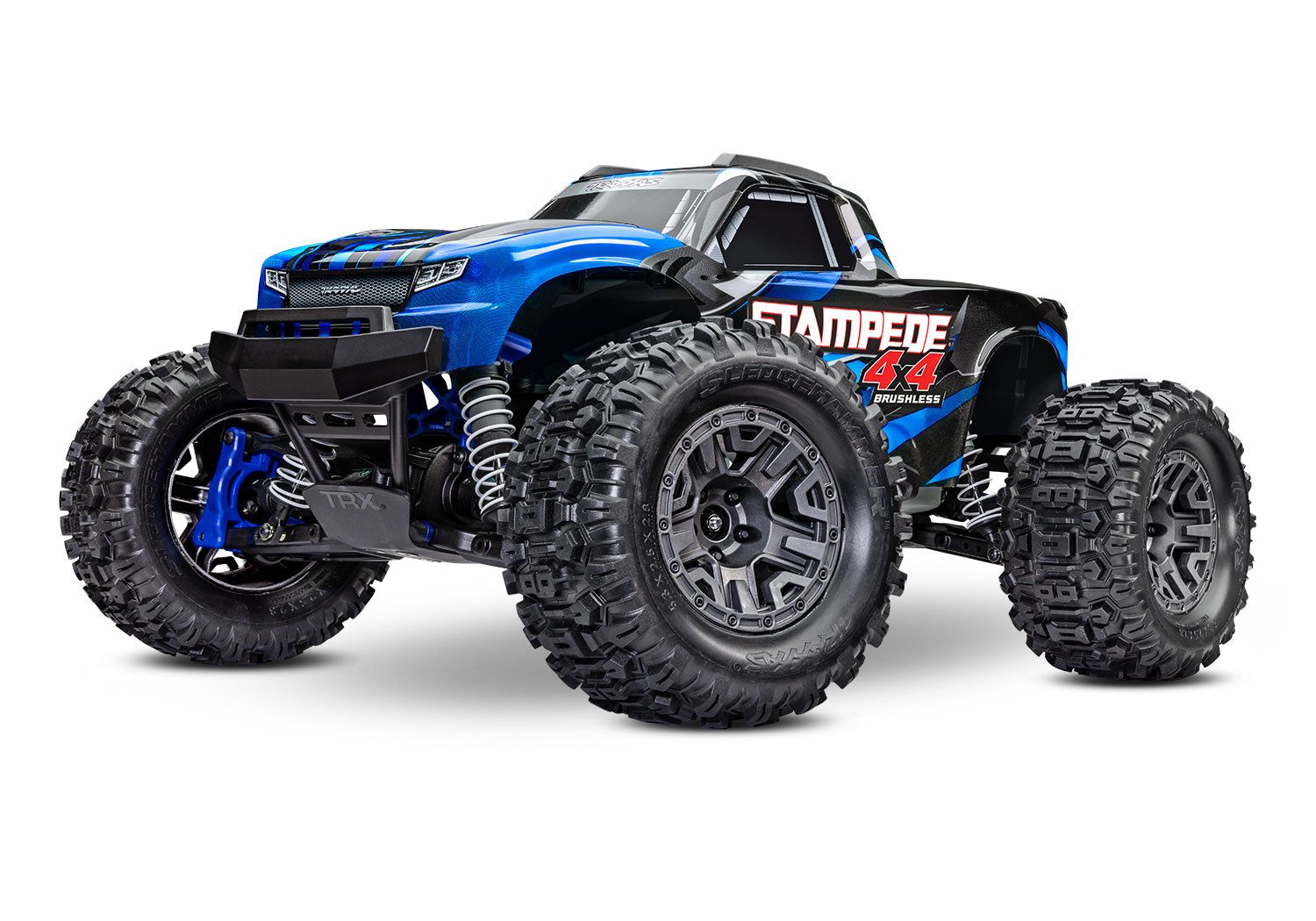 Traxxas RC-Buggy Traxxas RC Stampede 4x4 Brushless Monstertruck 2S blau 1/10 RTR