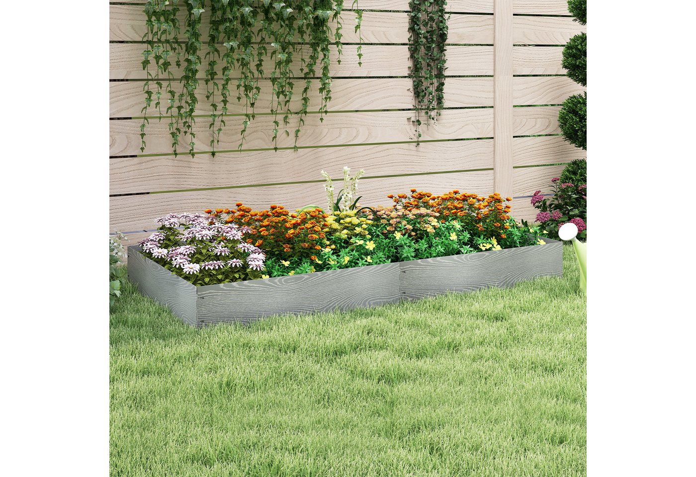 Thumbnail - COSTWAY Hochbeet (6 St), Rasenkante, 600cm Mähkante Beetumrandung