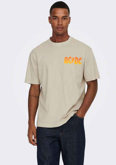 ONLY & SONS Rundhalsshirt ONSACDC RLX SS TEE