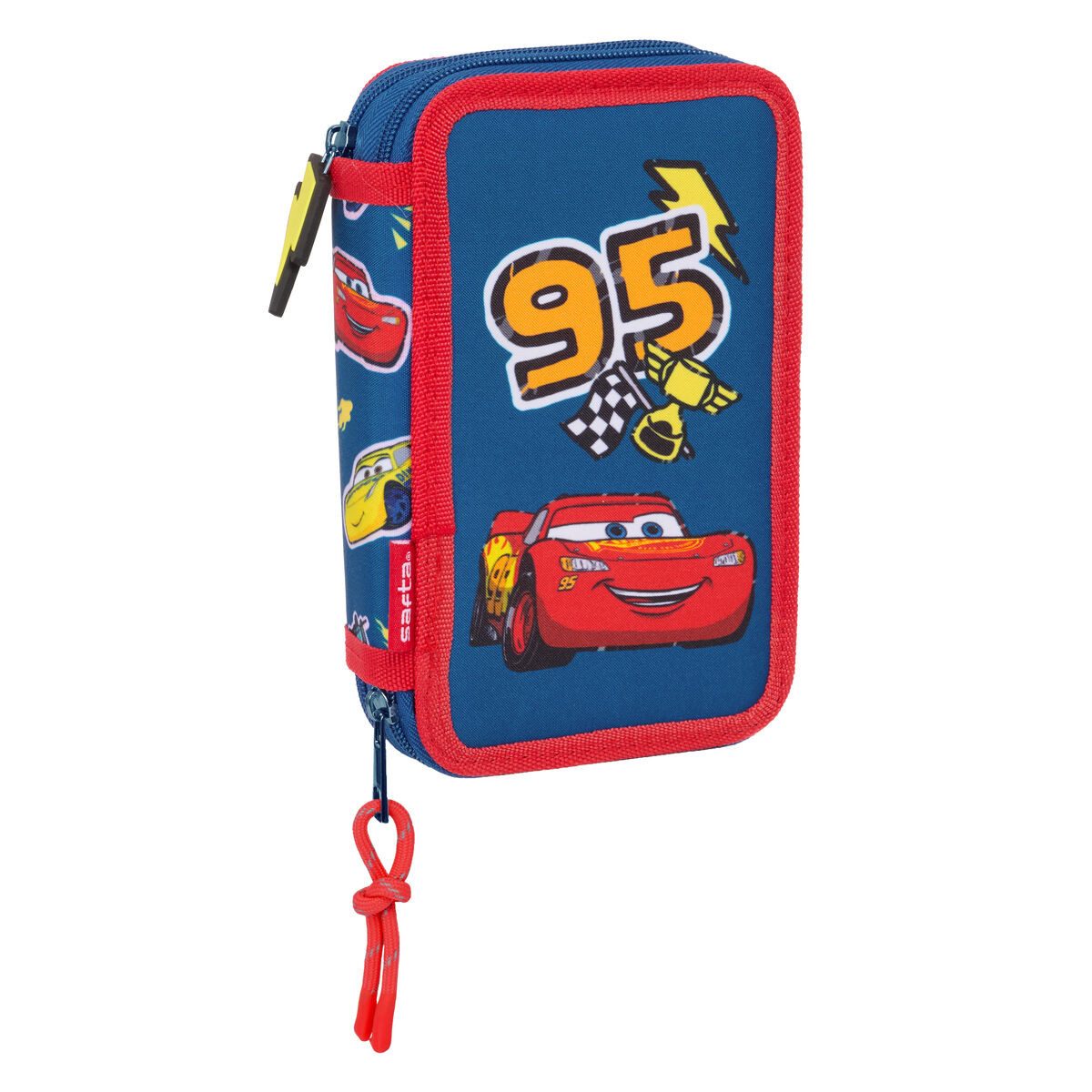Cars Federtasche Doppel-Federtasche Cars Racing Marineblau 125 x 195 x 4 cm Doppel-Fede