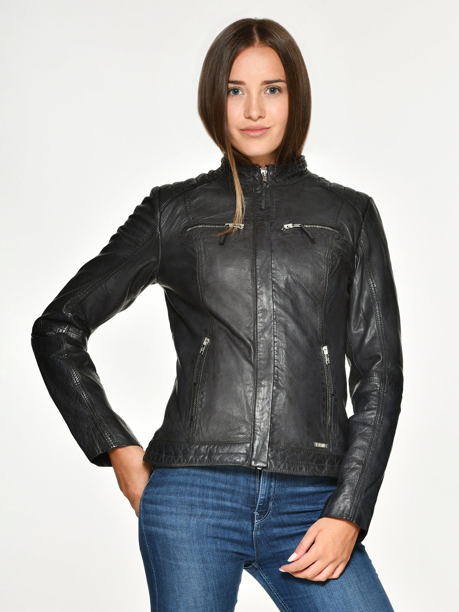 graphite Amilia Lederjacke MUSTANG