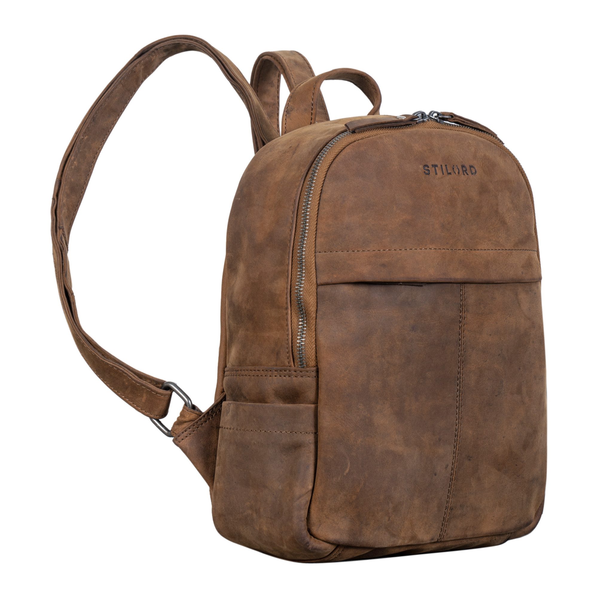 Cityrucksack "Ajanita" Damen Leder Rucksack Klein