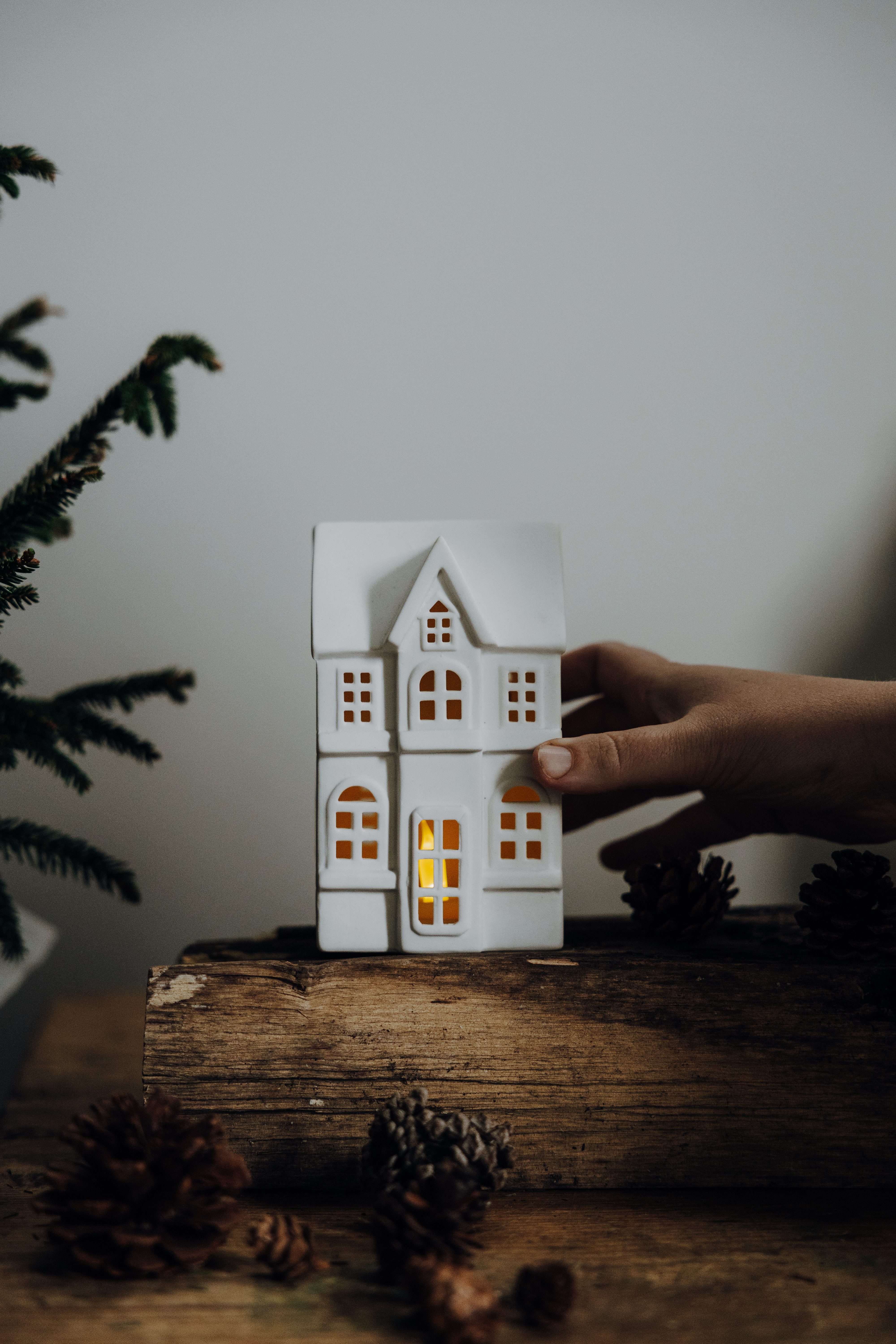 Storefactory Scandinavia Windlicht Dekohaus BYN Nr 3 weiß, 10x9x15 cm günstig online kaufen