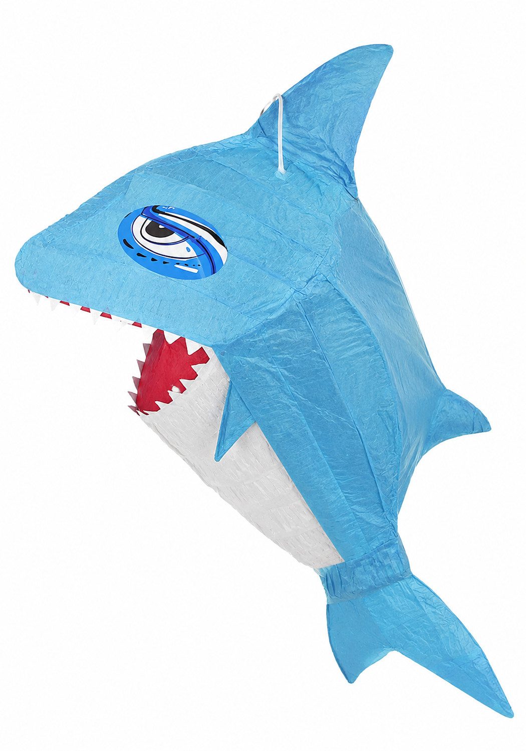 Funny Fashion Pinata Geburtstags Dekoration, Blauer Hai - 65 x 19 x 38