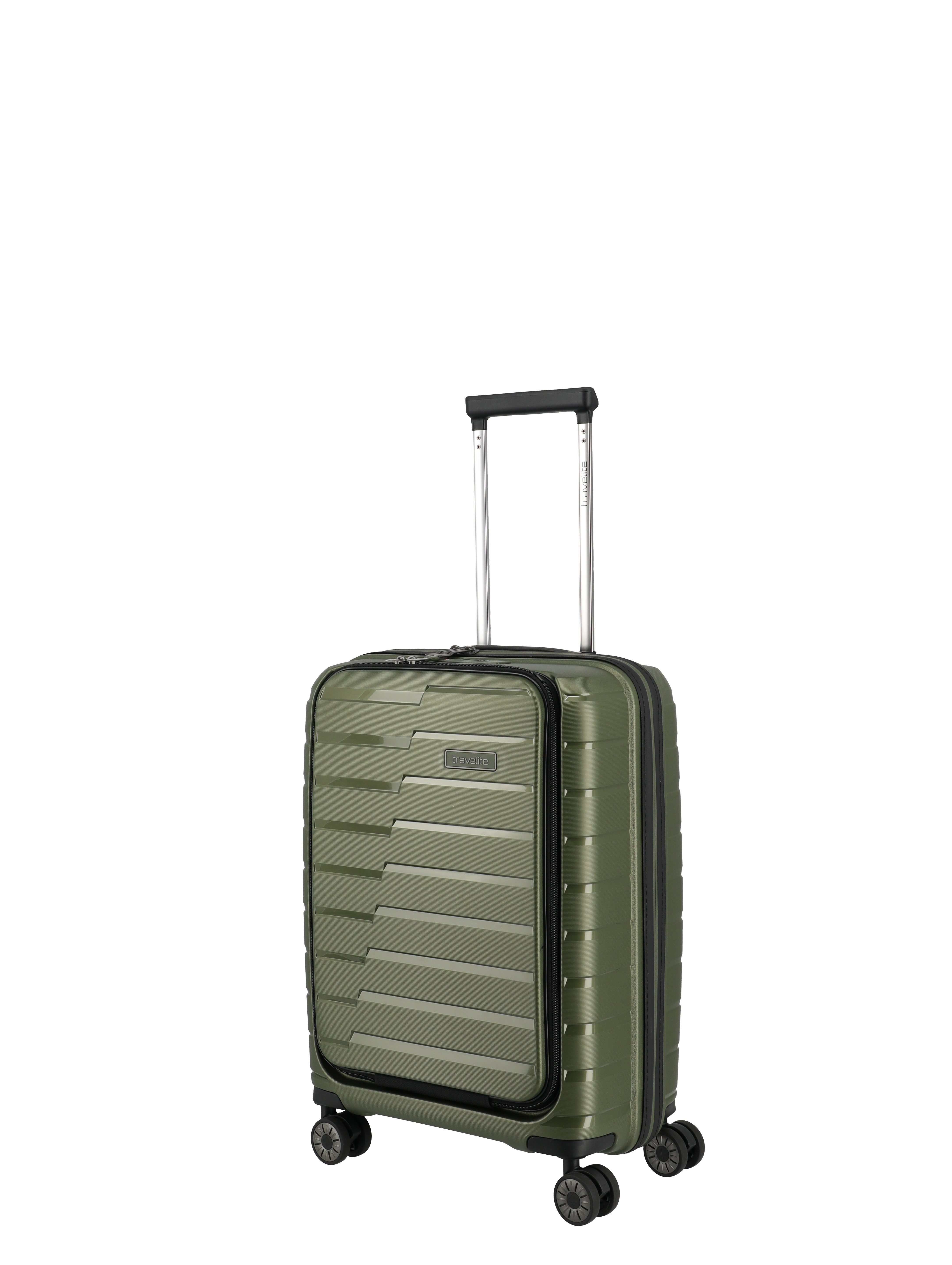 travelite Trolley AIR BASE Reisekoffer Hartschale, 4 Rollen, kratzresistenter Oberfläche und cleverer Innenaufteilung