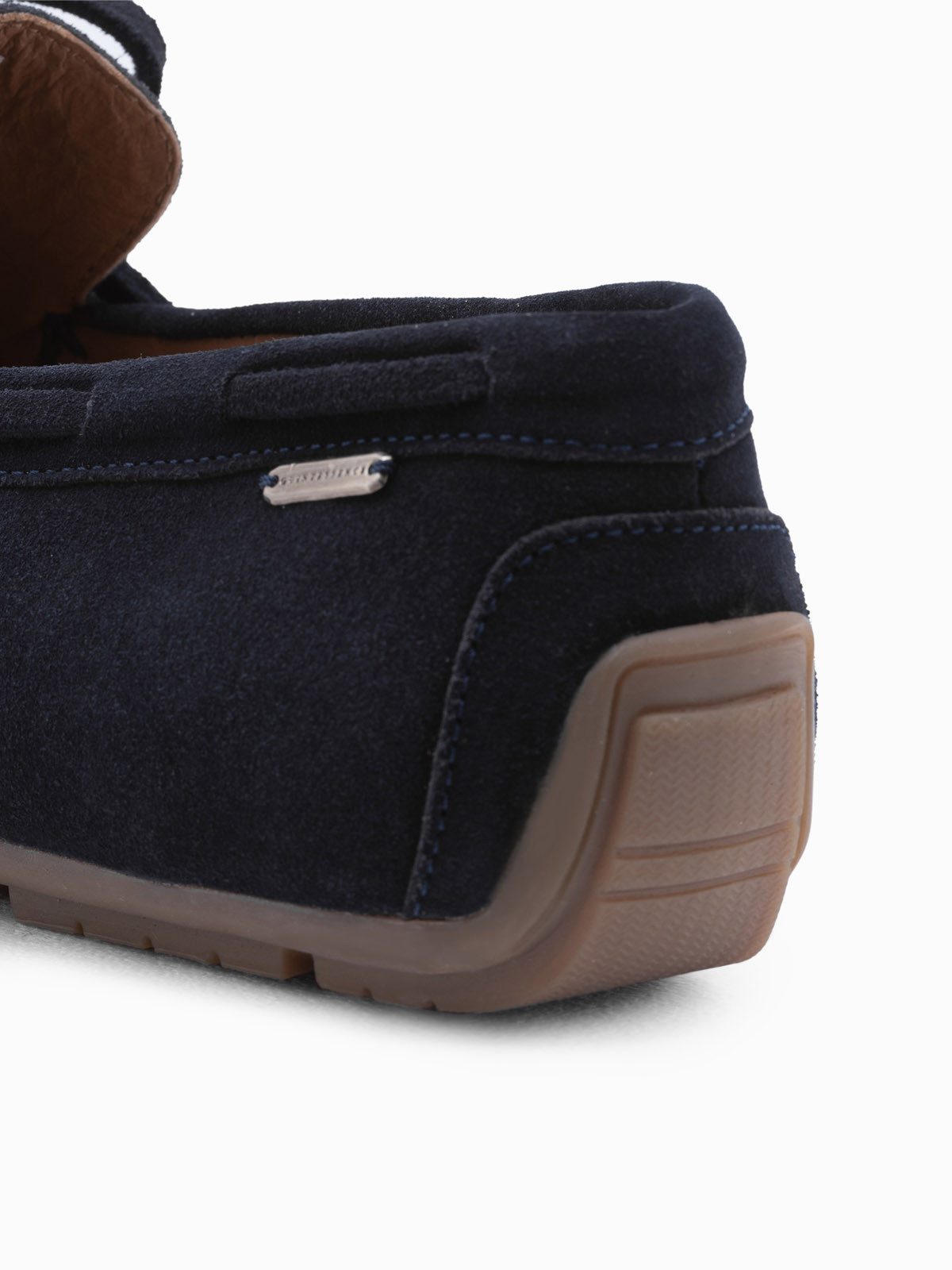 OMBRE Herren Leder Mokassin Schuhe mit Driver Sohle Mokassin