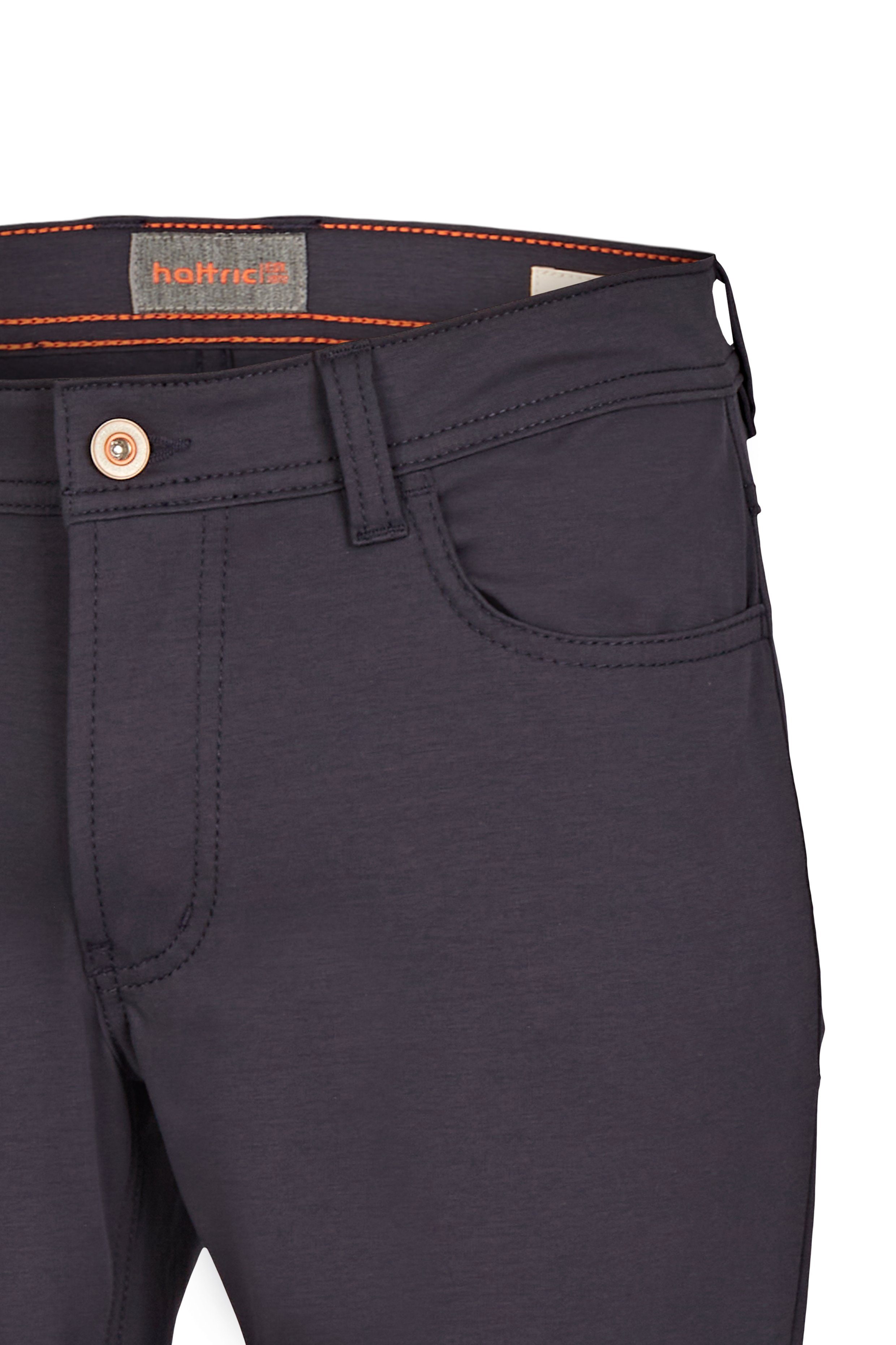 Hattric Davis Slim-fit-Jeans Navy Herren Jersey Hattric 5-Pocket-Hose