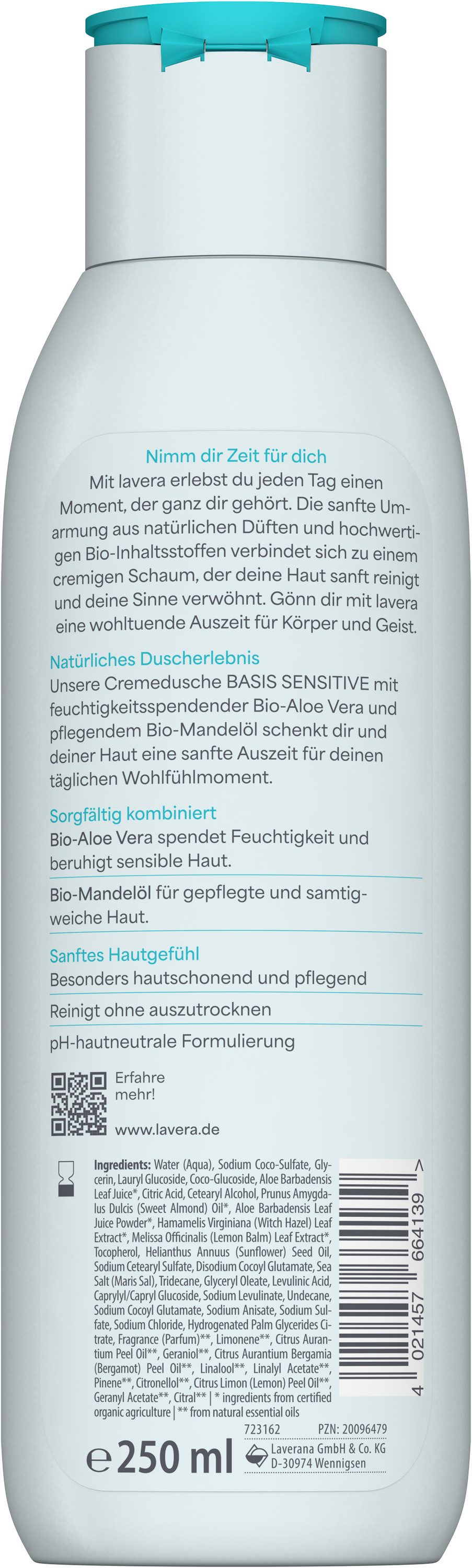 lavera Duschgel Cremedusche basis sensitive