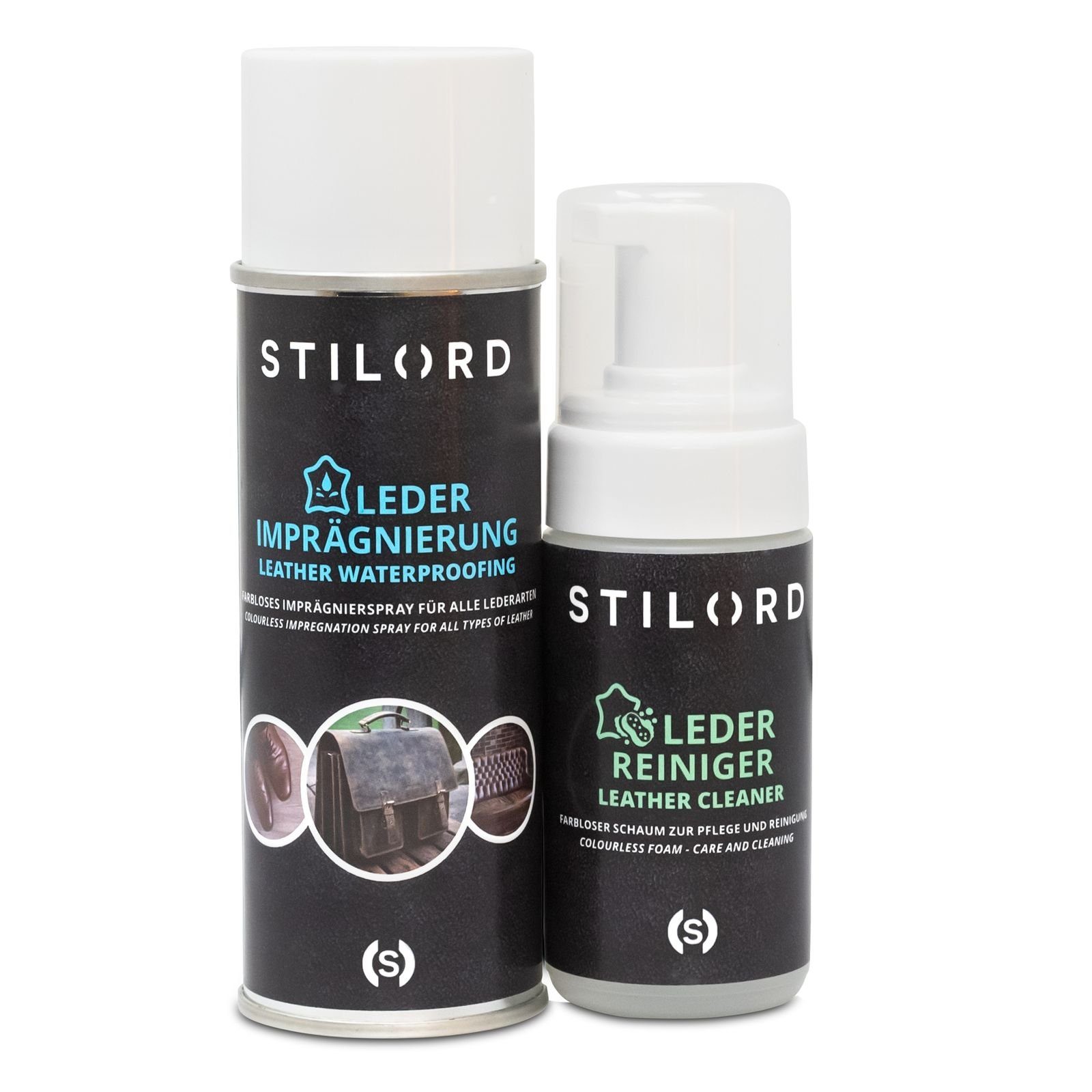 STILORD Geldbörse Lederpflege Set für Reinigung und Imprägnierung
