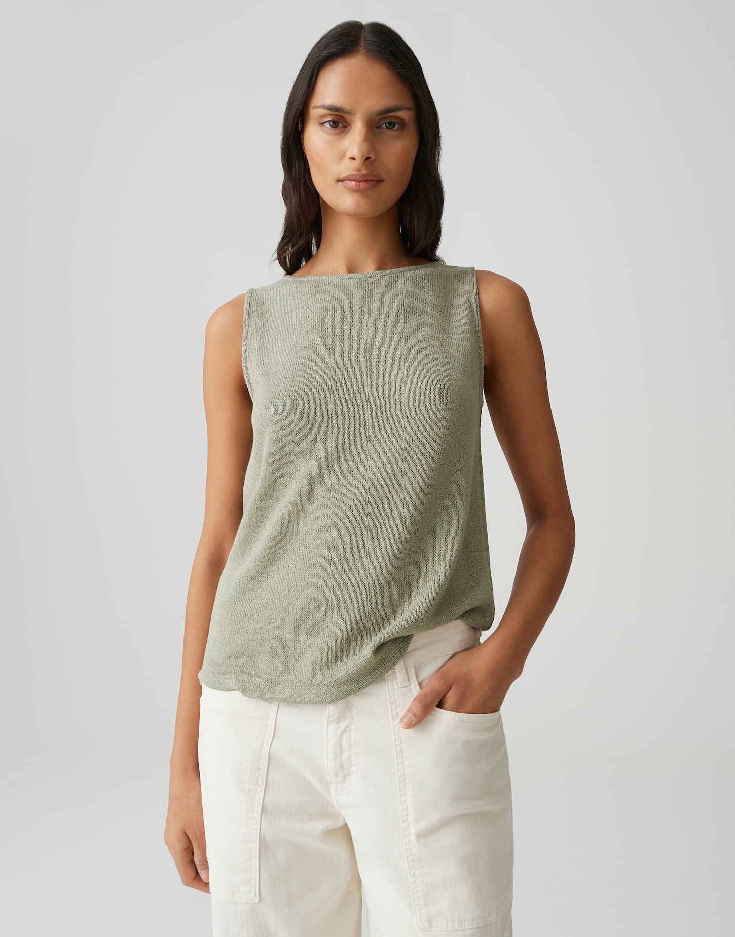 OPUS Shirttop ILONKA Loose in edler Strickoptik