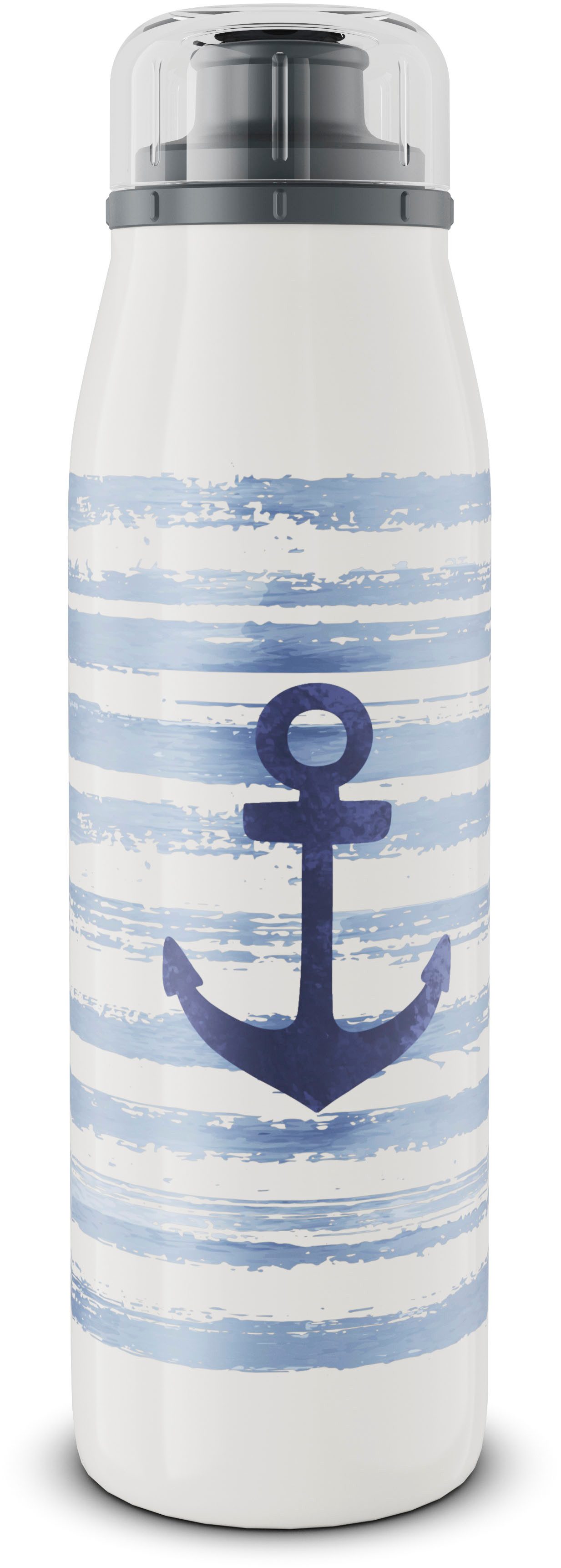 Alfi Isolierflasche KIDS ISO BOTTLE, Edelstahlkörper, spülmaschinenfest, 12h heiß & 24h kalt, Trinköffnung mit konsistentem Trinkfluss