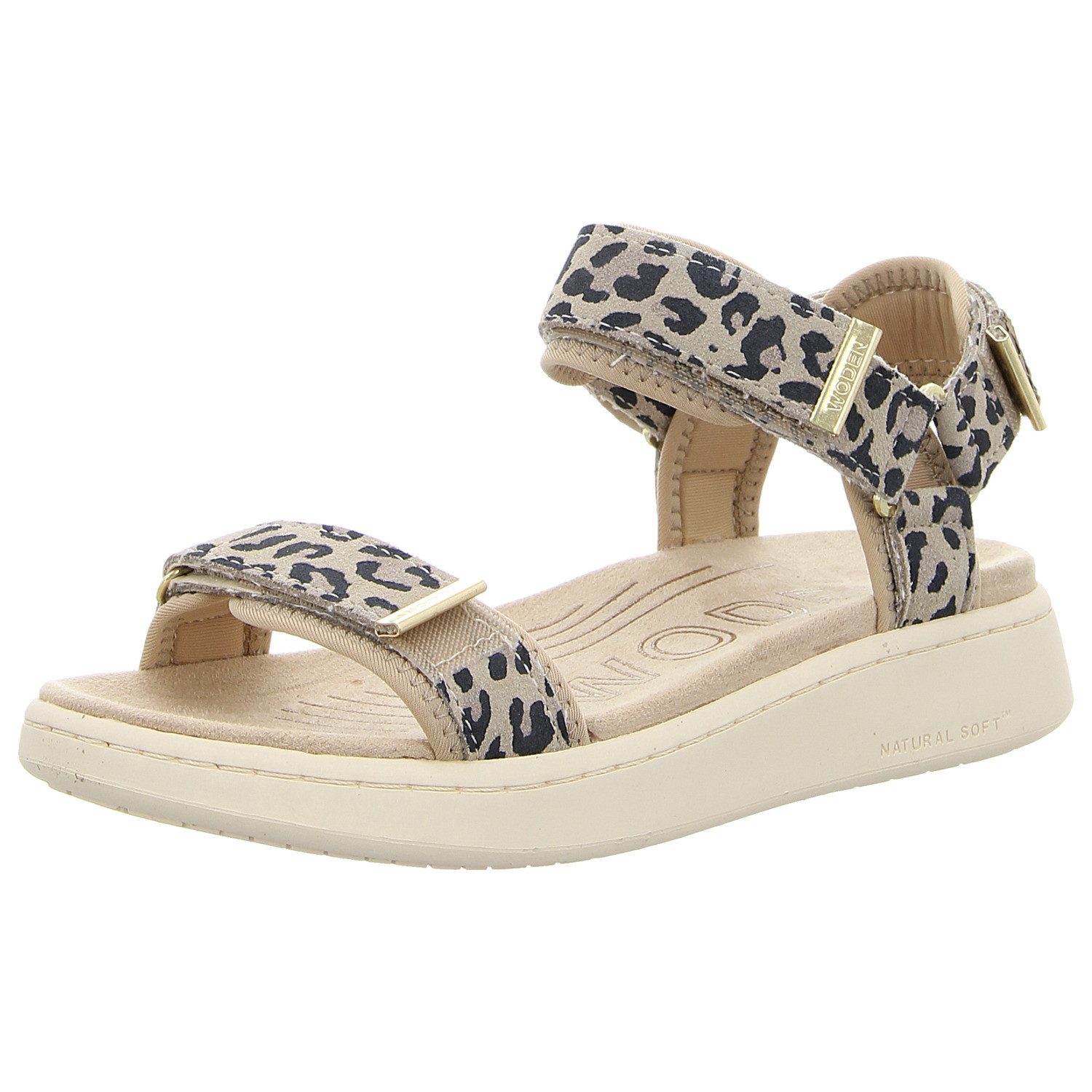WODEN Line Suede Sandale