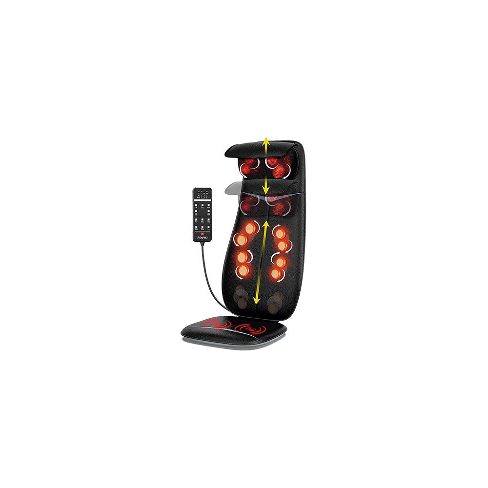 RENPHO Massagekissen RF-BM066 Shiatsu-Massageauflage Sitzauflage Schwarz