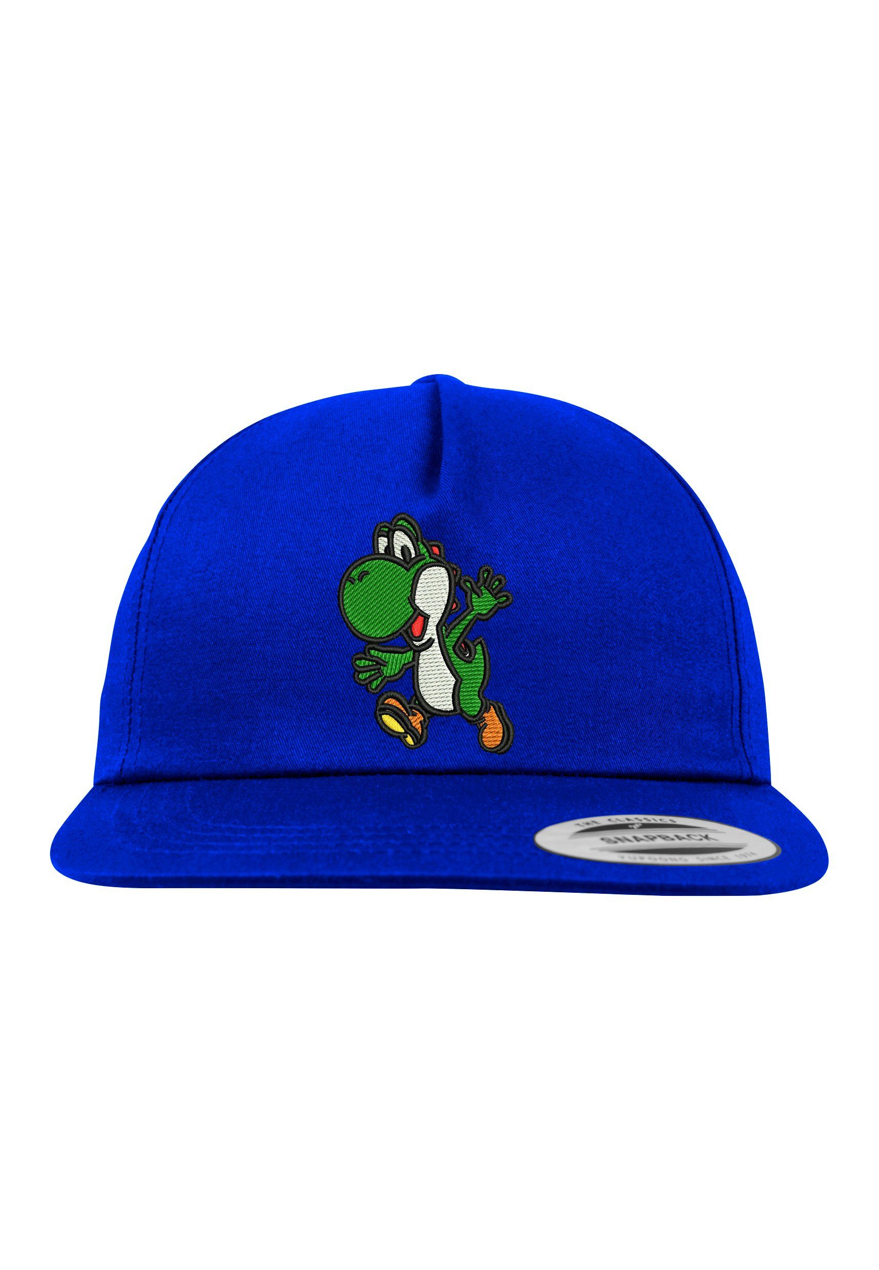 Youth Designz Baseball Cap Yoshi Unisex Snapback Cap mit modischer Logo Stickerei Royalblau