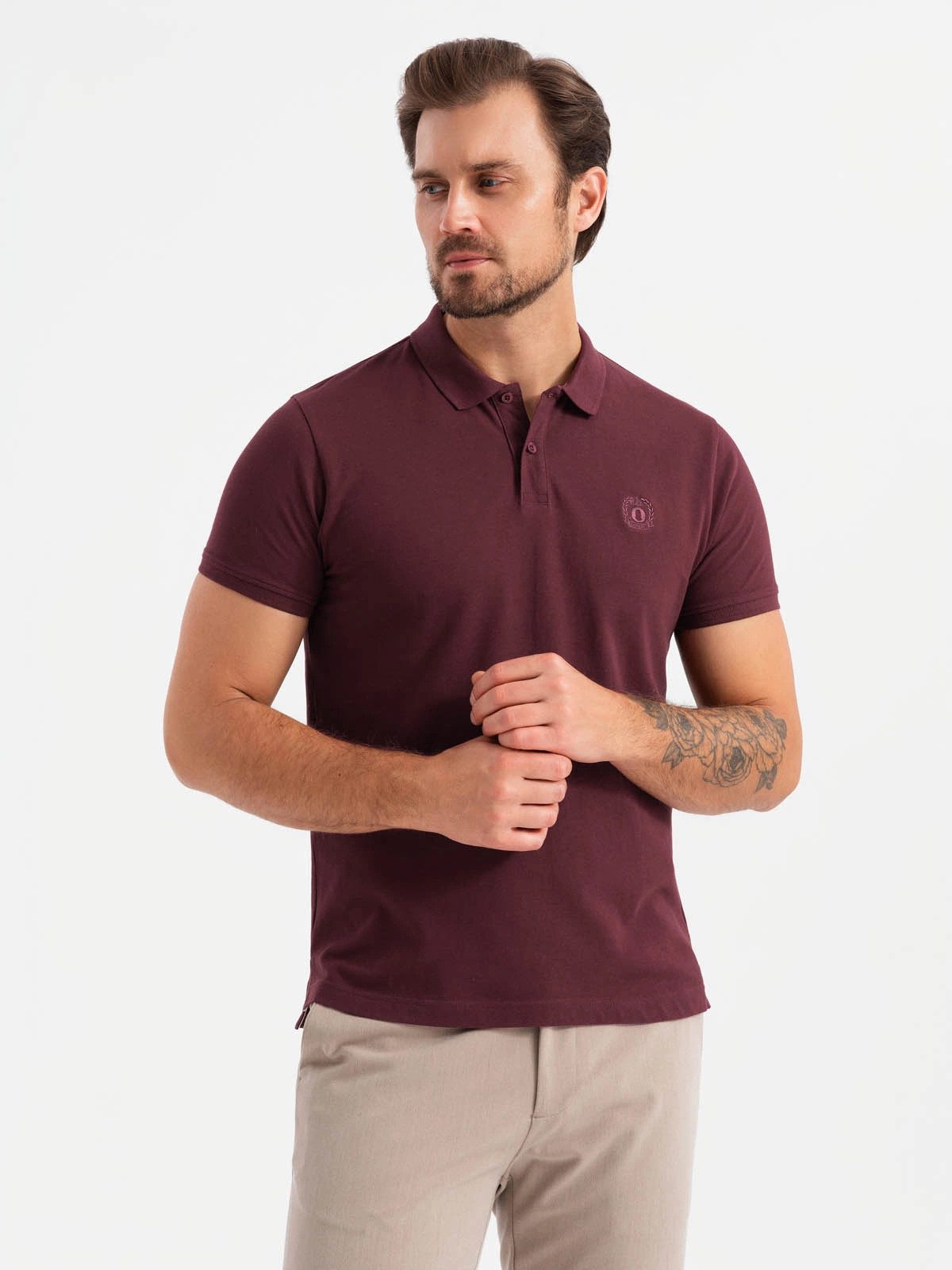 OMBRE Poloshirt BASIC Herren-Poloshirt 3er Set günstig online kaufen