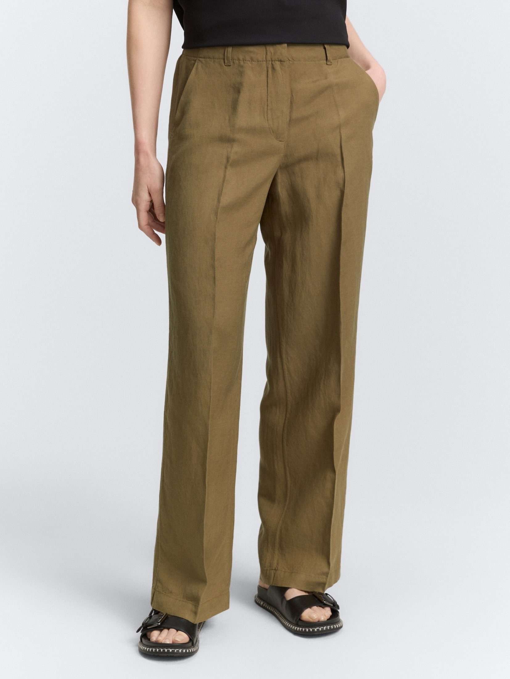 TOM TAILOR Stoffhose TTLEA Wide Leg günstig online kaufen