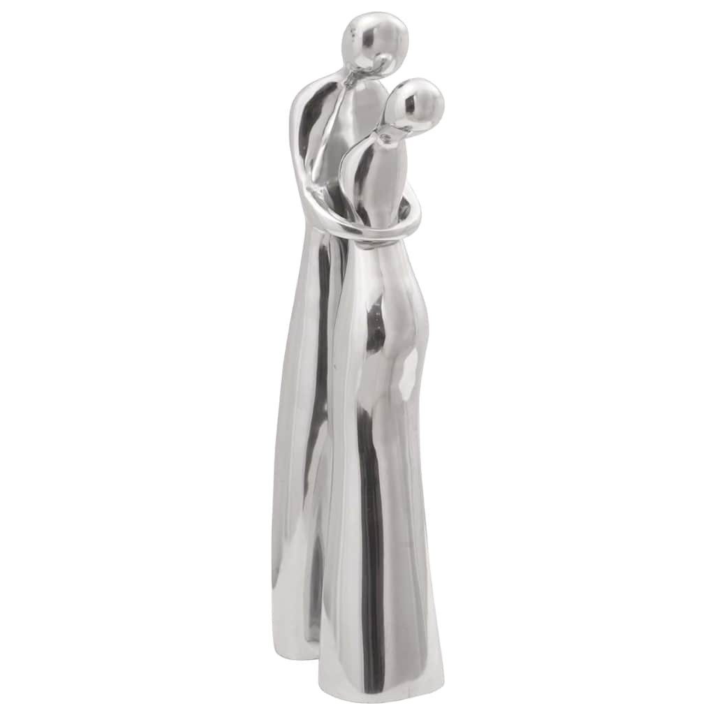 vidaXL Skulptur Skulptur Silber 10 x 16 x 49 cm Aluminium (1 St)