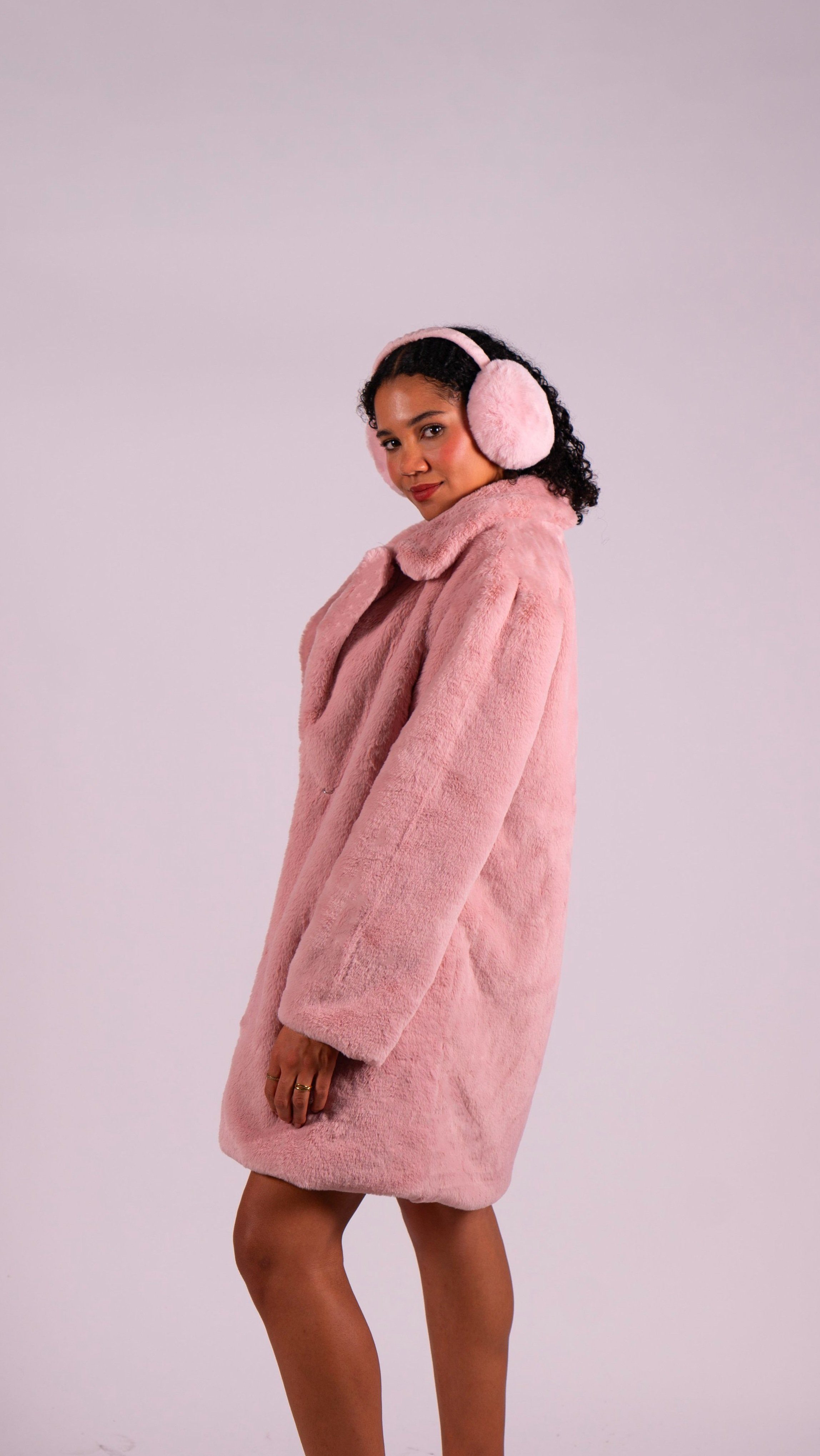 Passioni Fellimitatmantel Oversized Faux Fur Mantel günstig online kaufen