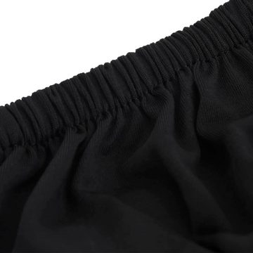 Hussen-Set Stretch-Sofahusse Schwarz Polyester-Jersey, furnicato