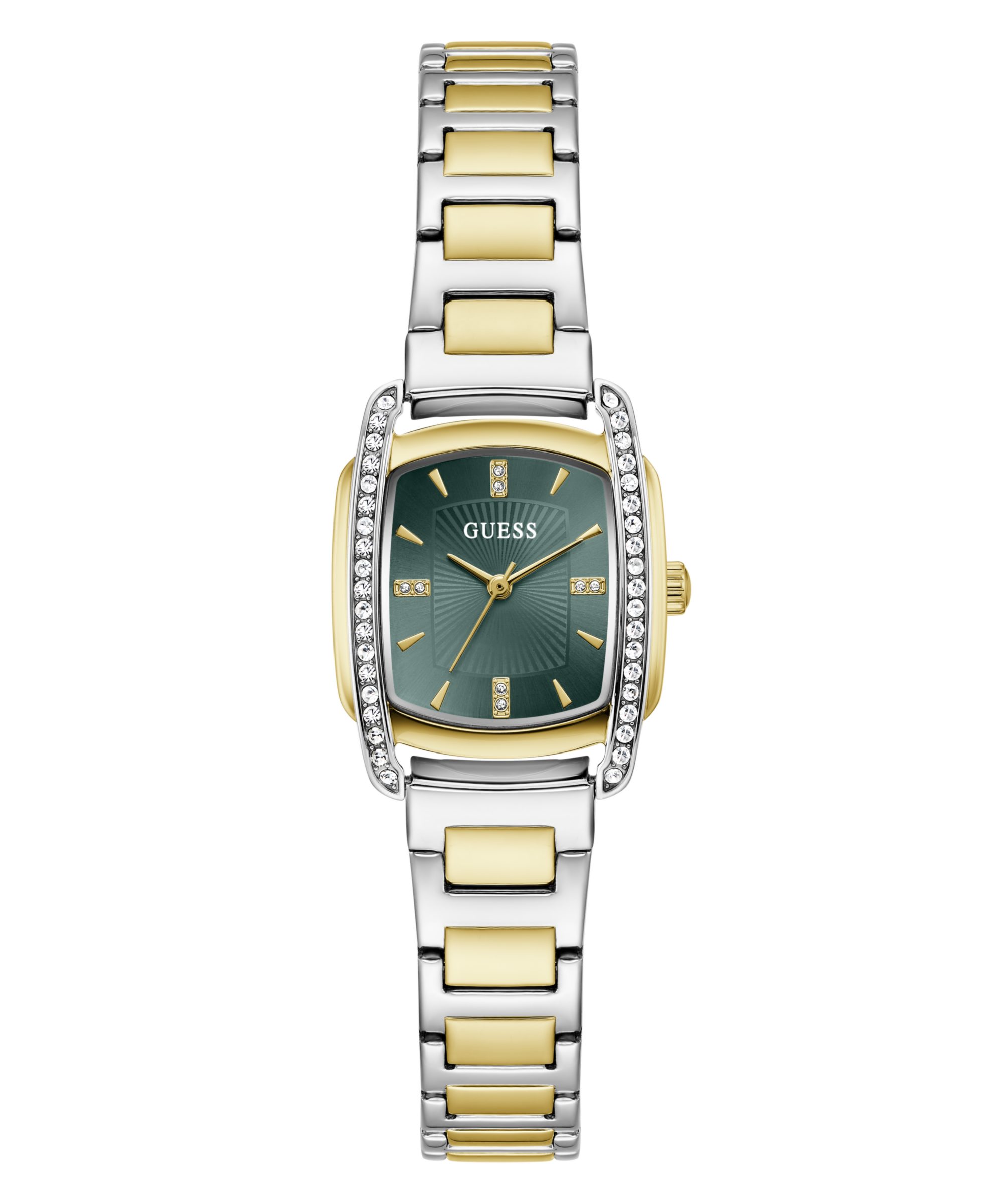 Guess Quarzuhr ETTA GW1096L7, Armbanduhr, Damenuhr, Edelstahlarmband, analog