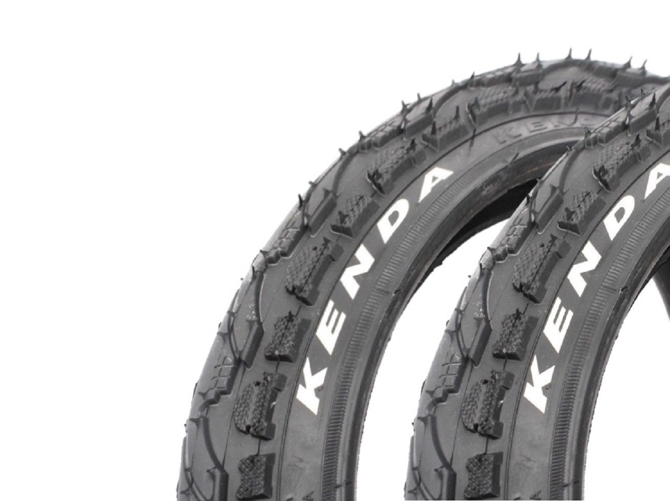 KHEbikes Fahrradreifen Fahrrad Reifen Set KENDA Khan 12,5 Zoll x 2,25 Schwarz, (1-tlg)