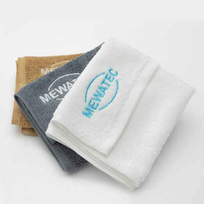 MEWATEC Waschlappen Premium-Trockentücher in weiß, grau, sand (28-tlg)