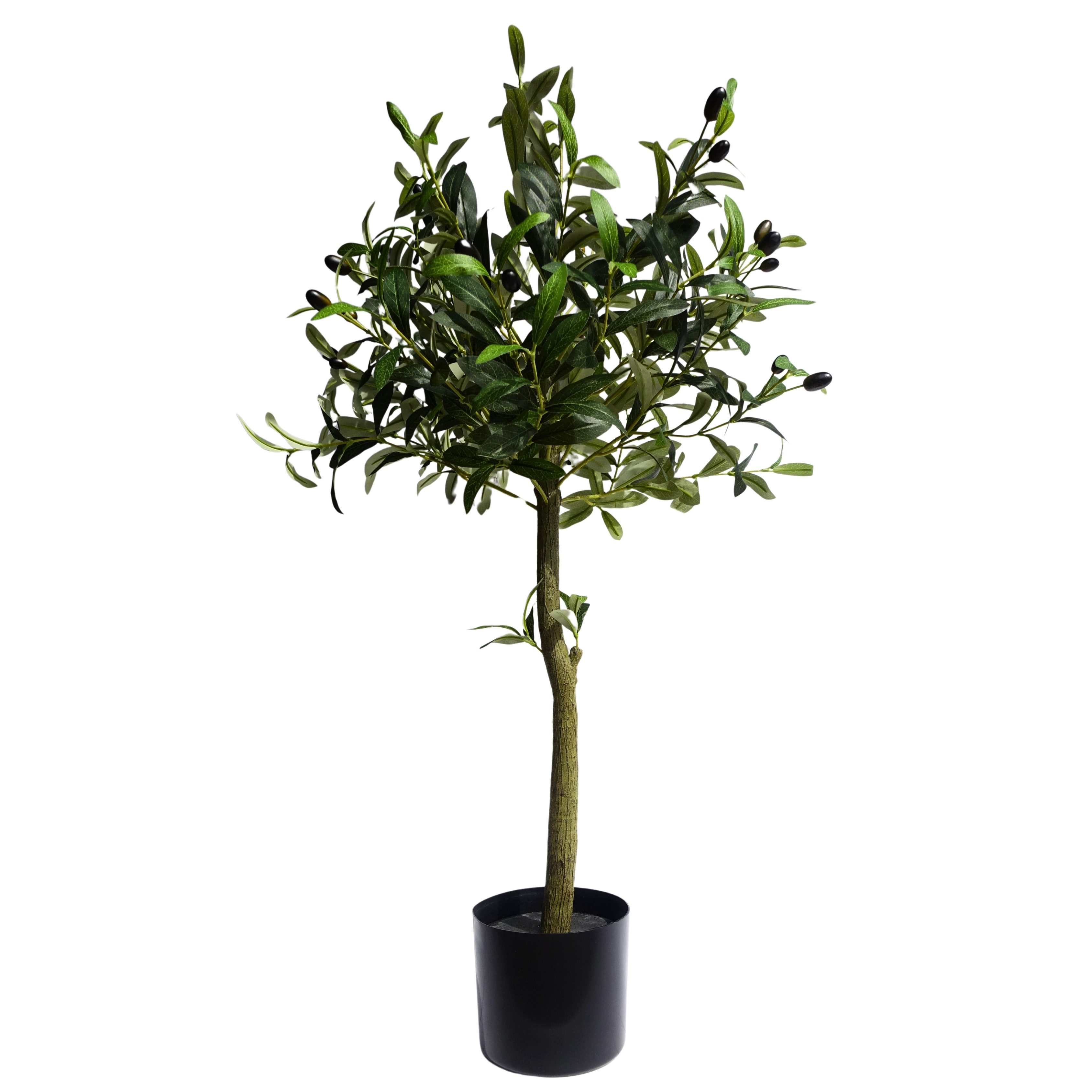 Kunstpflanze Künstlicher Olivenbaum – Kunstpflanze Kunstbaum Olive Dekobaum Olivenbaum, MichaelNoll, Höhe 95 cm