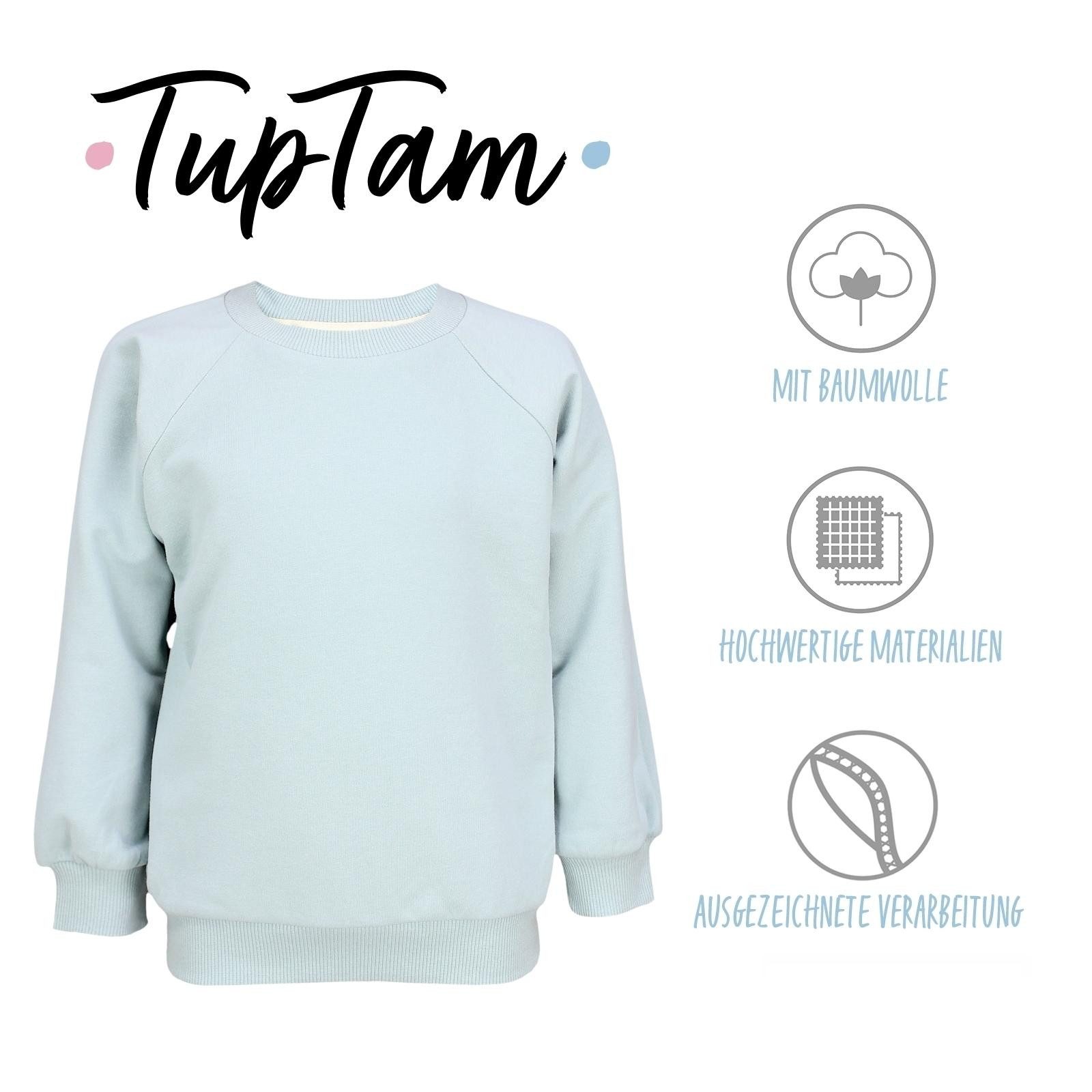 TupTam Sweatshirt TupTam Mädchen Jungen Unisex Sweatshirt Bio- Baumwolle