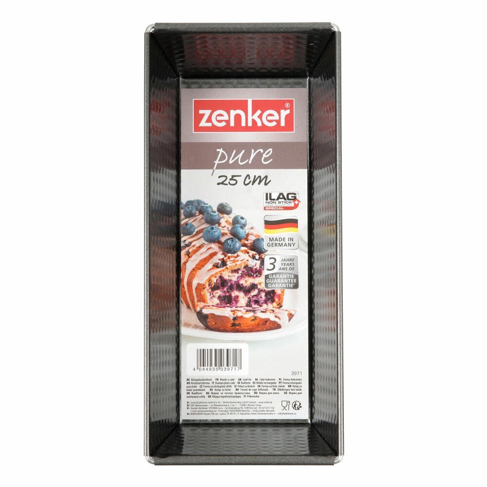 Zenker Backform Pure Königskuchenform 25 cm