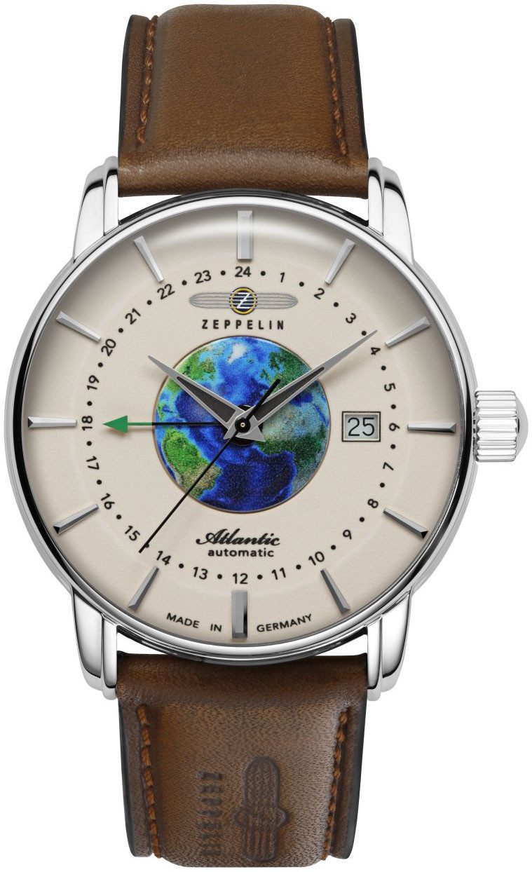 ZEPPELIN Automatikuhr Atlantic Automatic GMT 8468-5, Armbanduhr, Herrenuhr, günstig online kaufen