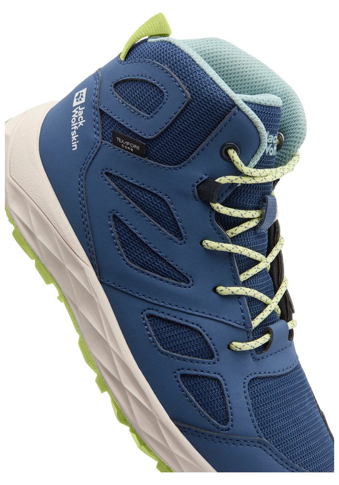 Jack Wolfskin WOODLAND 2 TEXAPORE MID K Sneaker – Bild 5 von 5