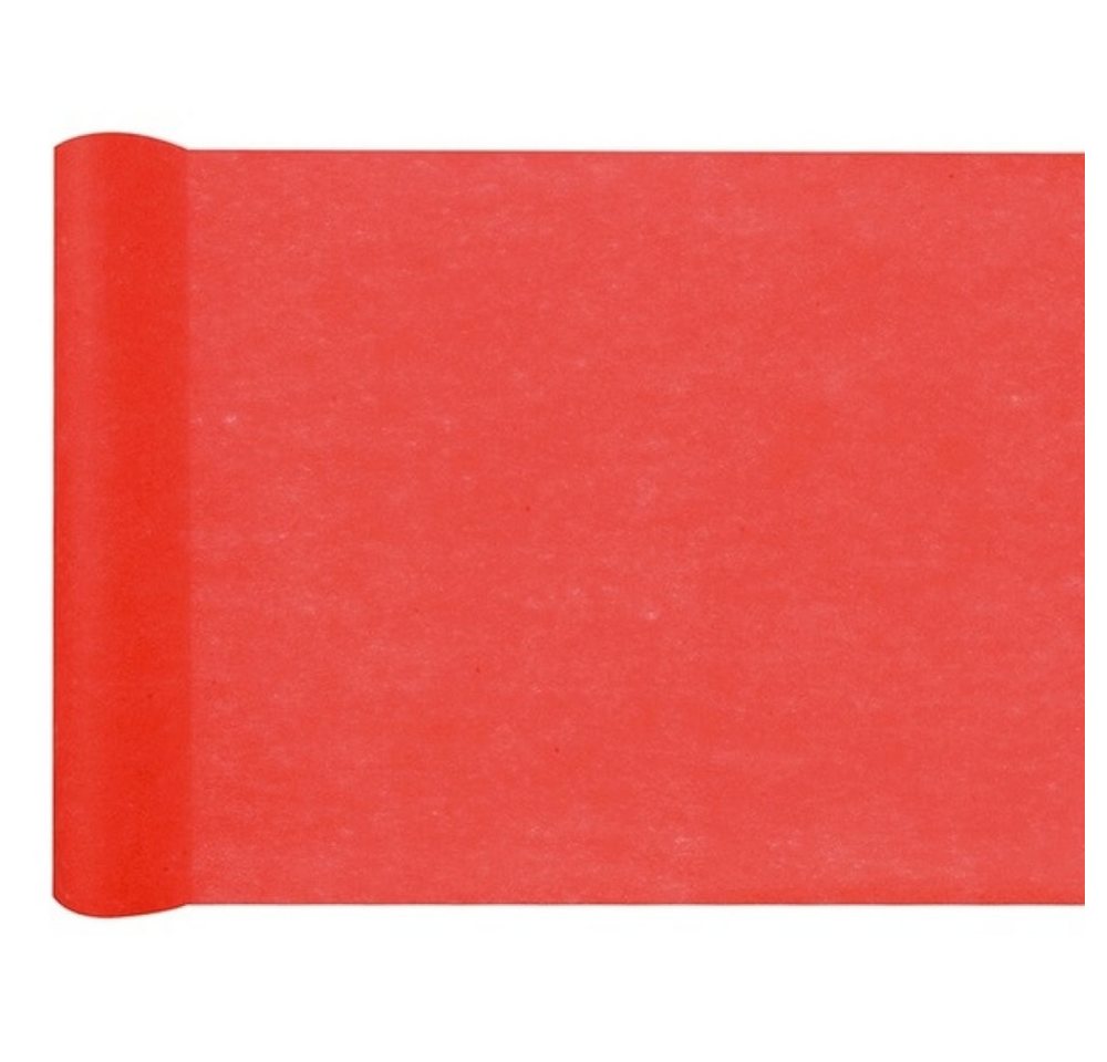 santex Tischdecke Tischläufer rot
