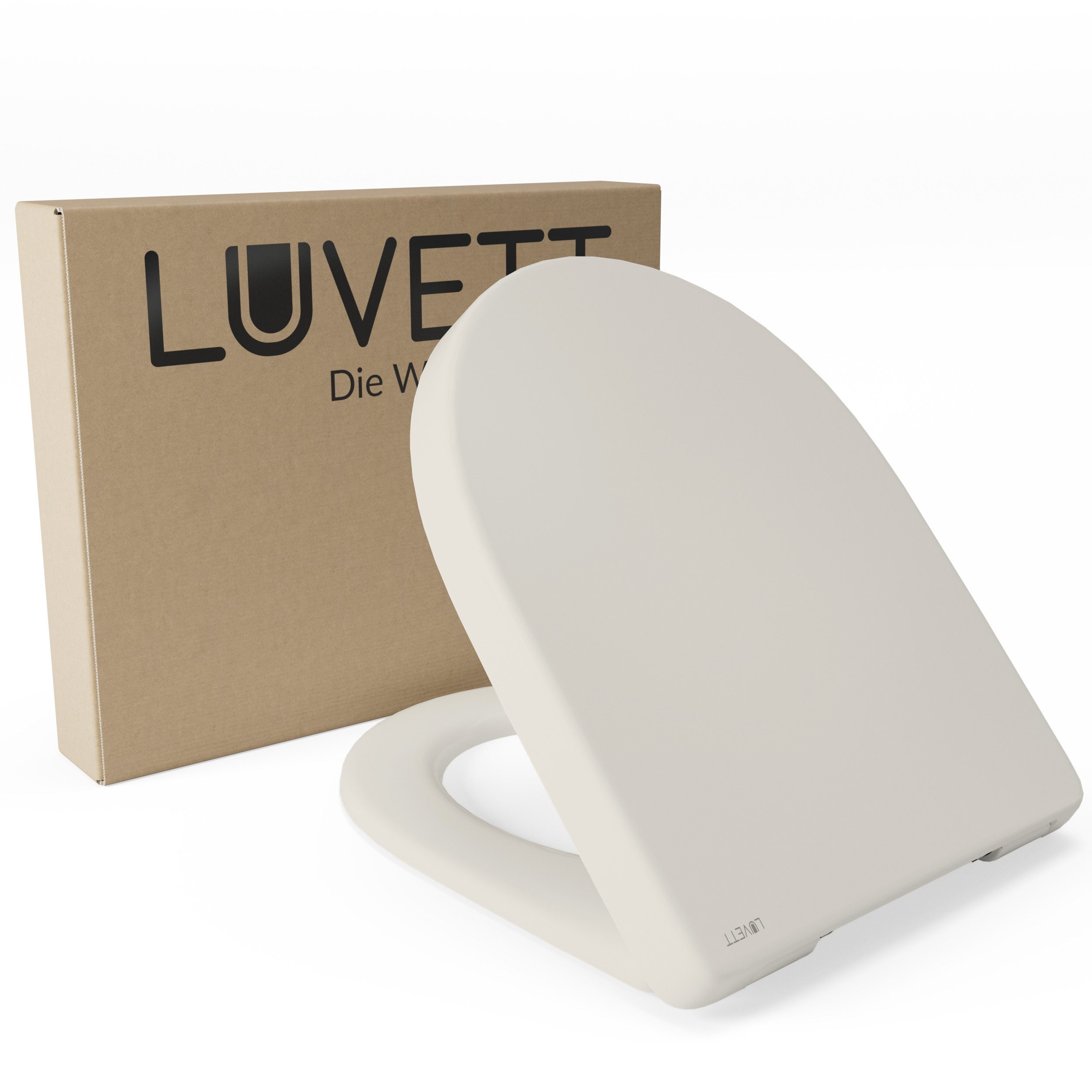 LUVETT WC-Sitz D-Form universal D140 (Inklusive 3 Befestigungsarten), mit O günstig online kaufen