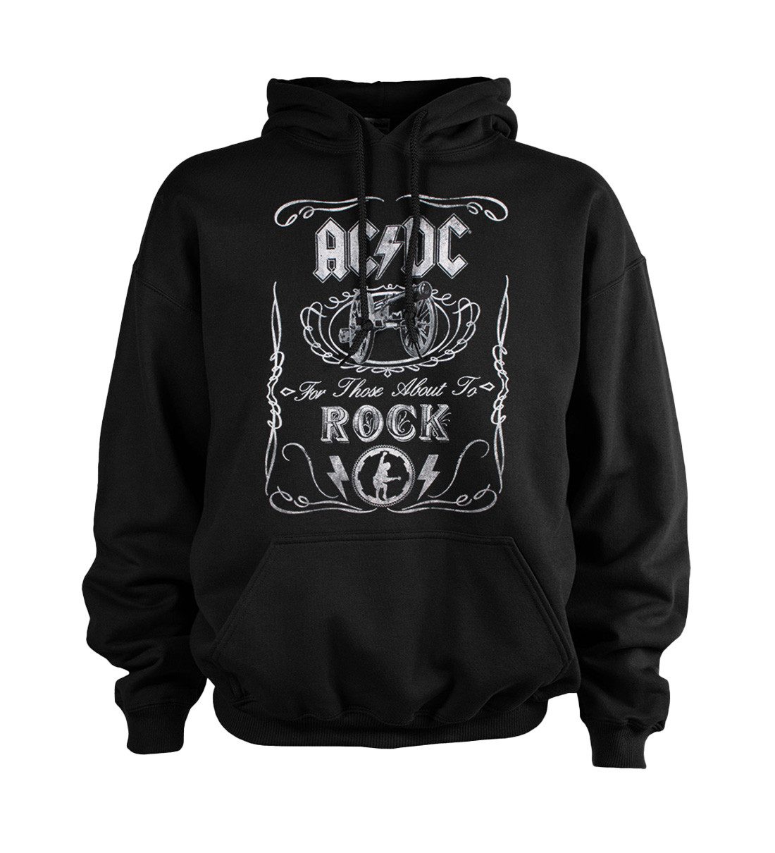 AC/DC Hoodie Cannon Swig Sweatshirt Band günstig online kaufen