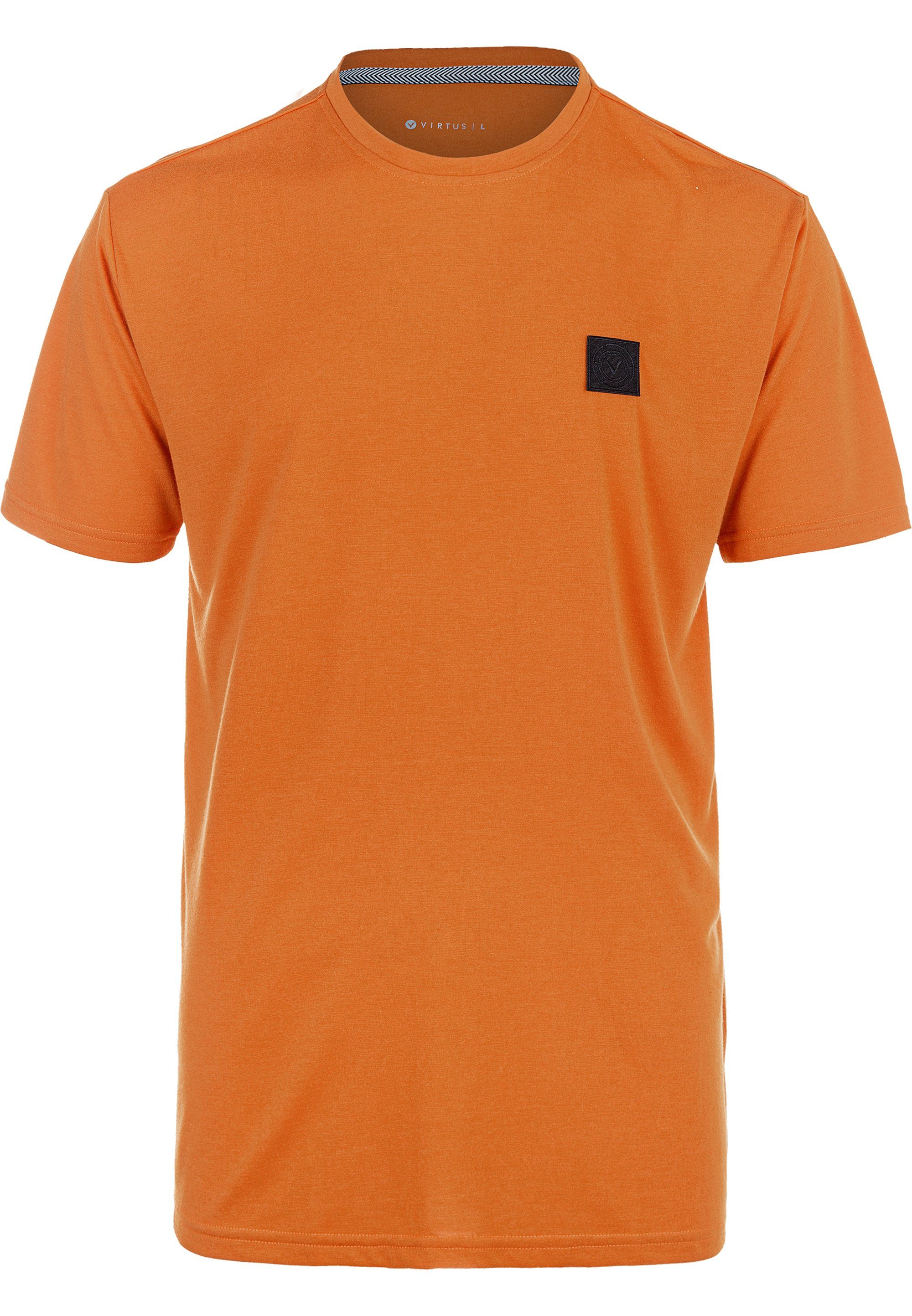 Funktionsshirt Recycling-Polyester Astoren hochwertigem (1-tlg) orange Virtus aus