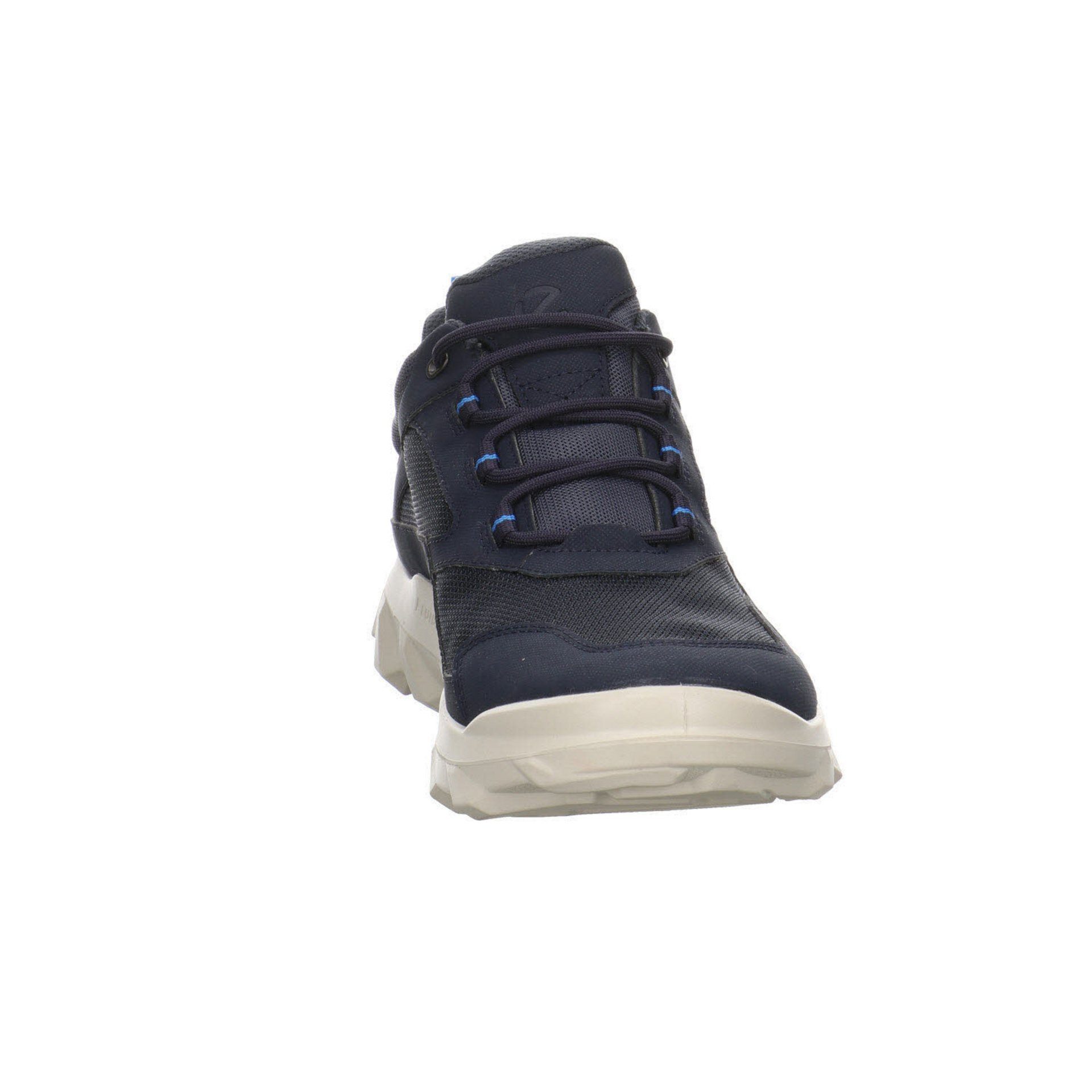 Ecco Herren GTX Sneaker Textil Schnürschuh Schnürhalbschuhe night sky/marine MX