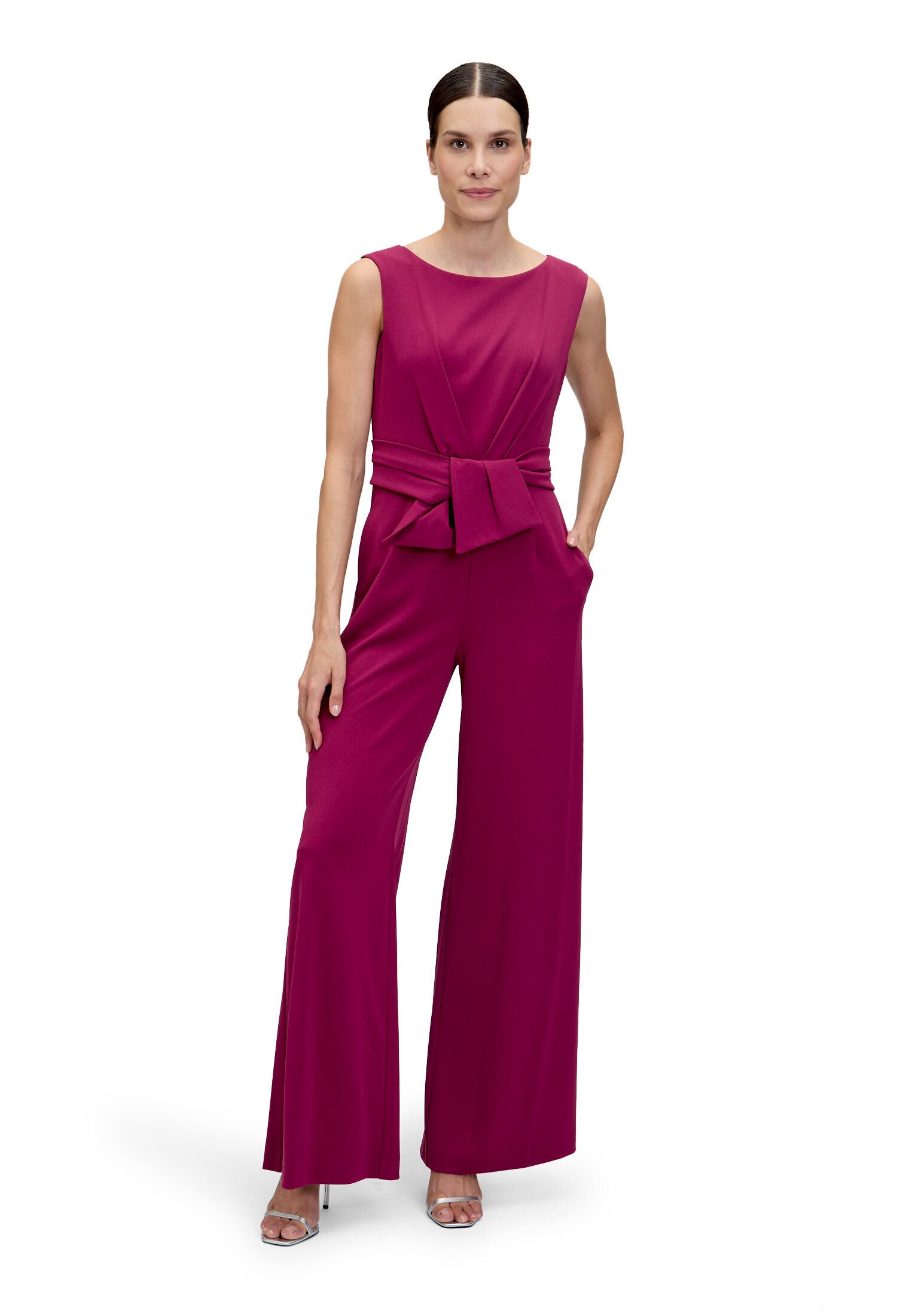 Vera Mont Overall Damen mit weitem Bein (1-tlg) Bunddetail