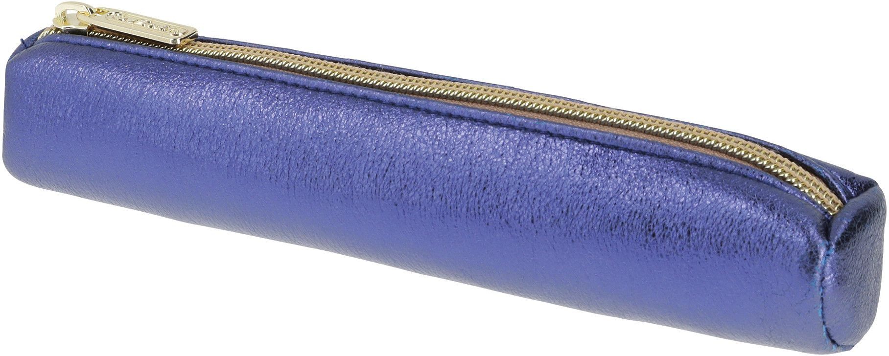 Herlitz Federtasche Faulenzer rund Mini Metallic Midnight Blue Polyester