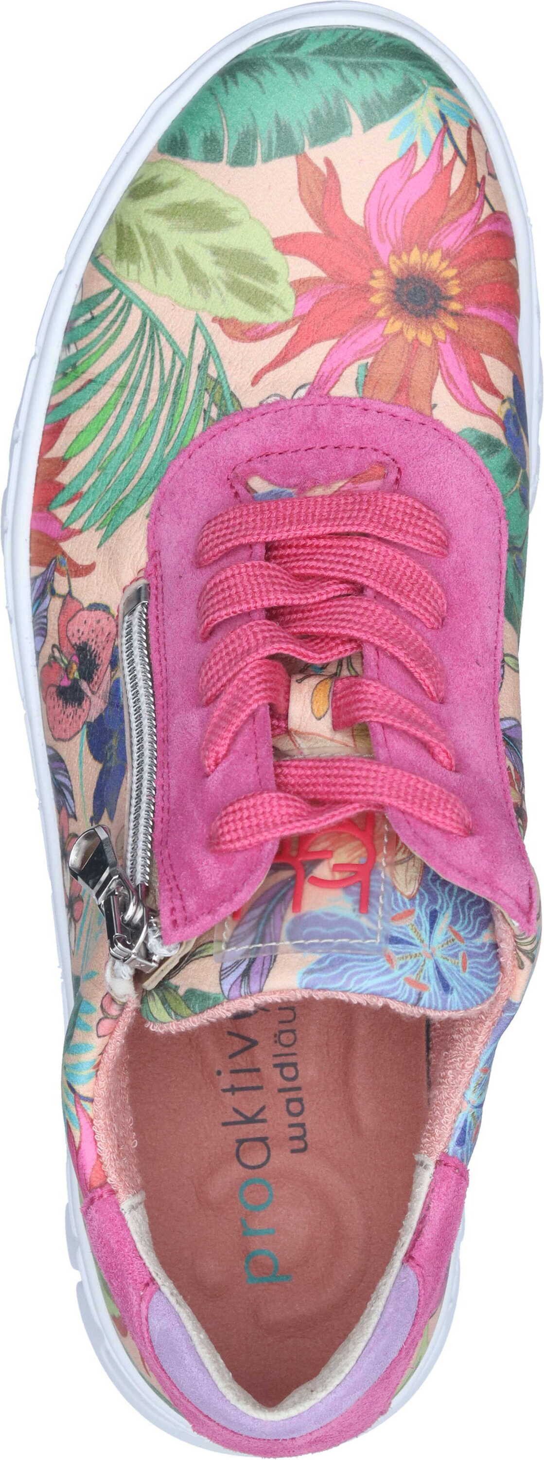 Waldläufer Schnürer Schnürschuh aus Velours/Leder