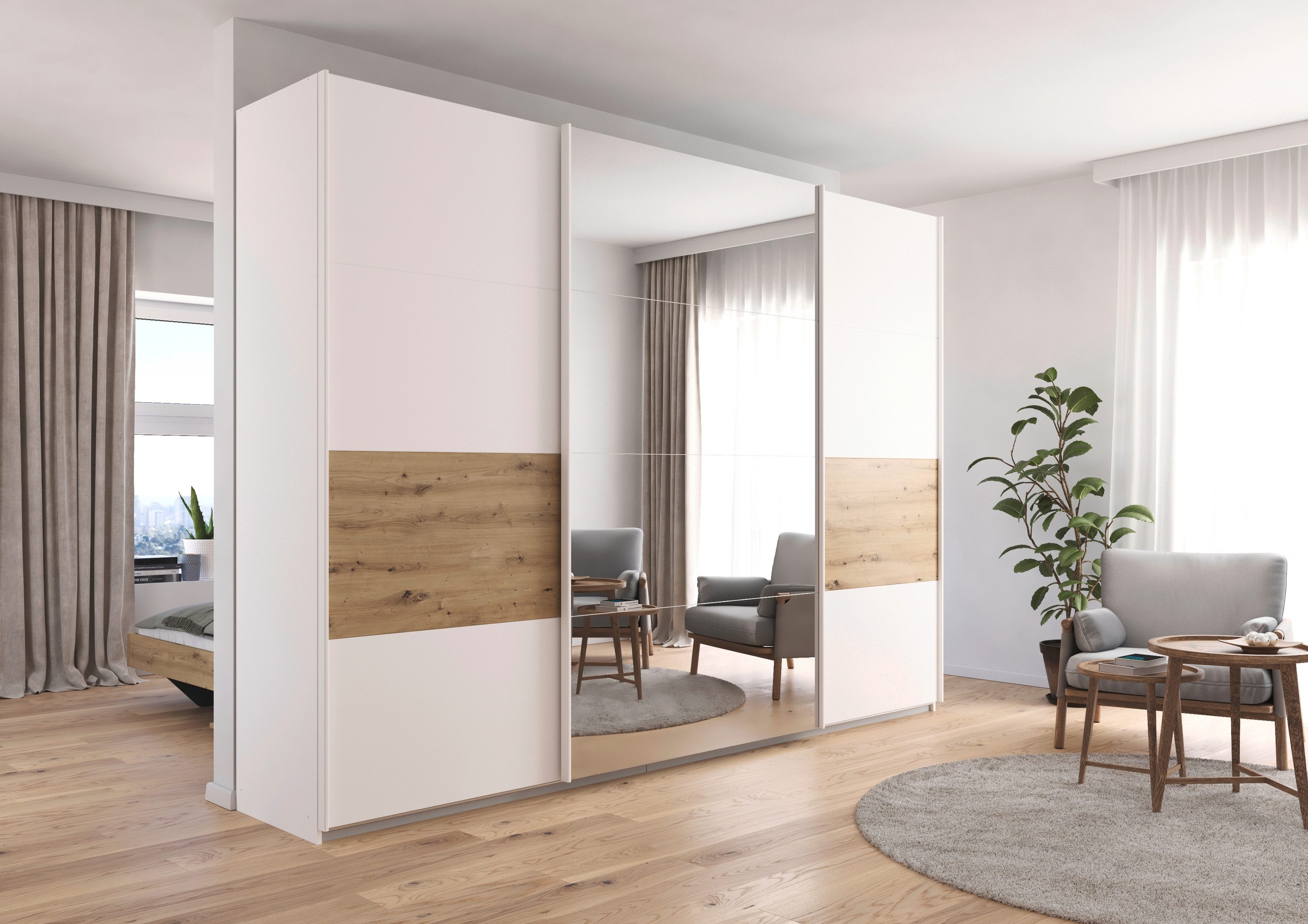 rauch Schwebetürenschrank "Kleiderschrank Schrank Garderobe CORTONA", inkl. günstig online kaufen