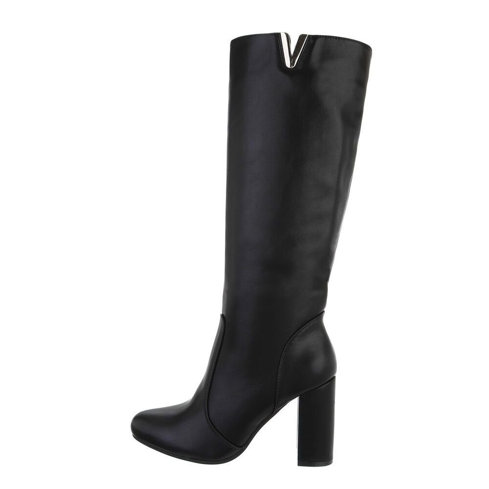 Damen Elegant High-Heel-Stiefel