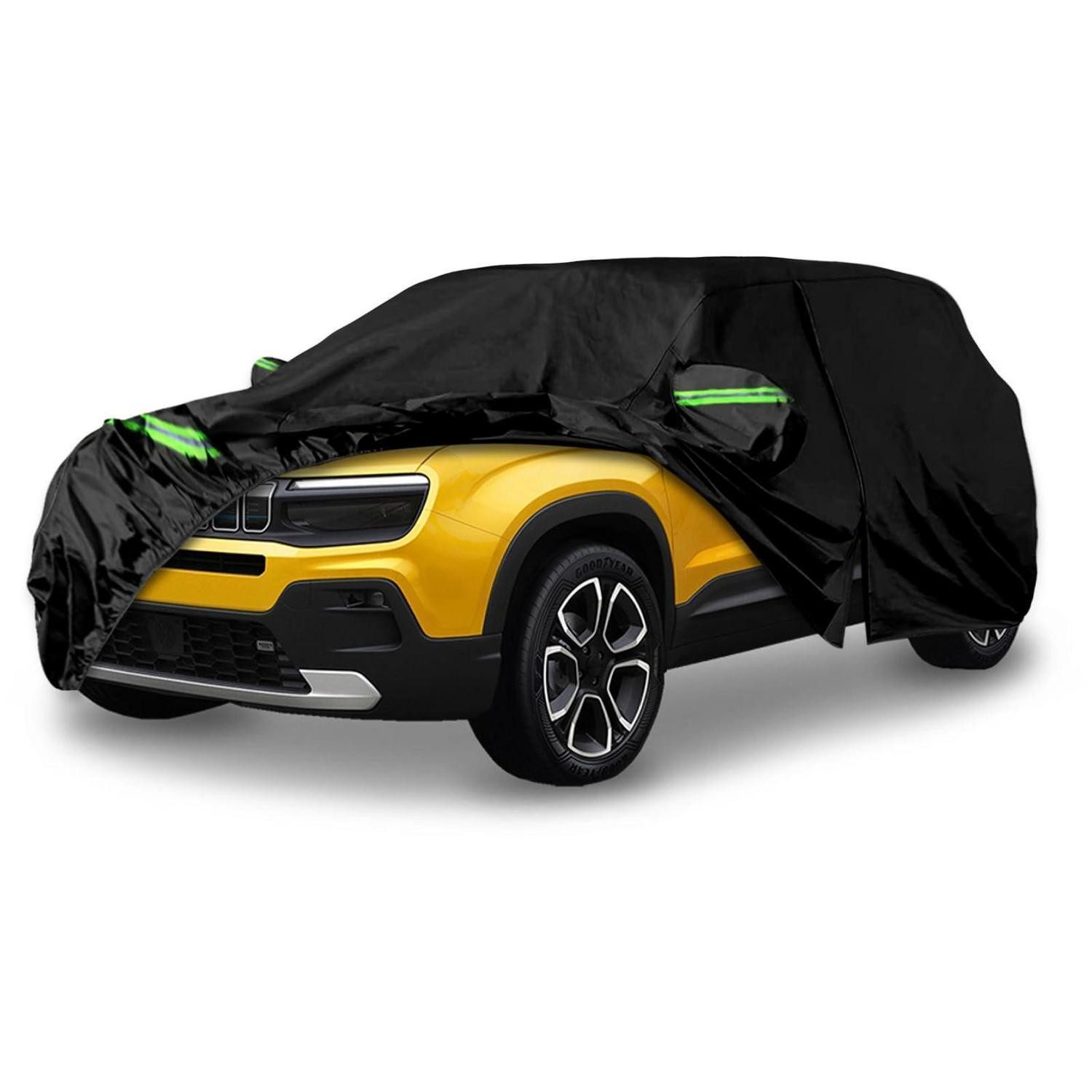LuxusKollektion Autoplane Autoabdeckung Wasserdicht Atmungsaktiv Kompatibel mit Jeep Avenger