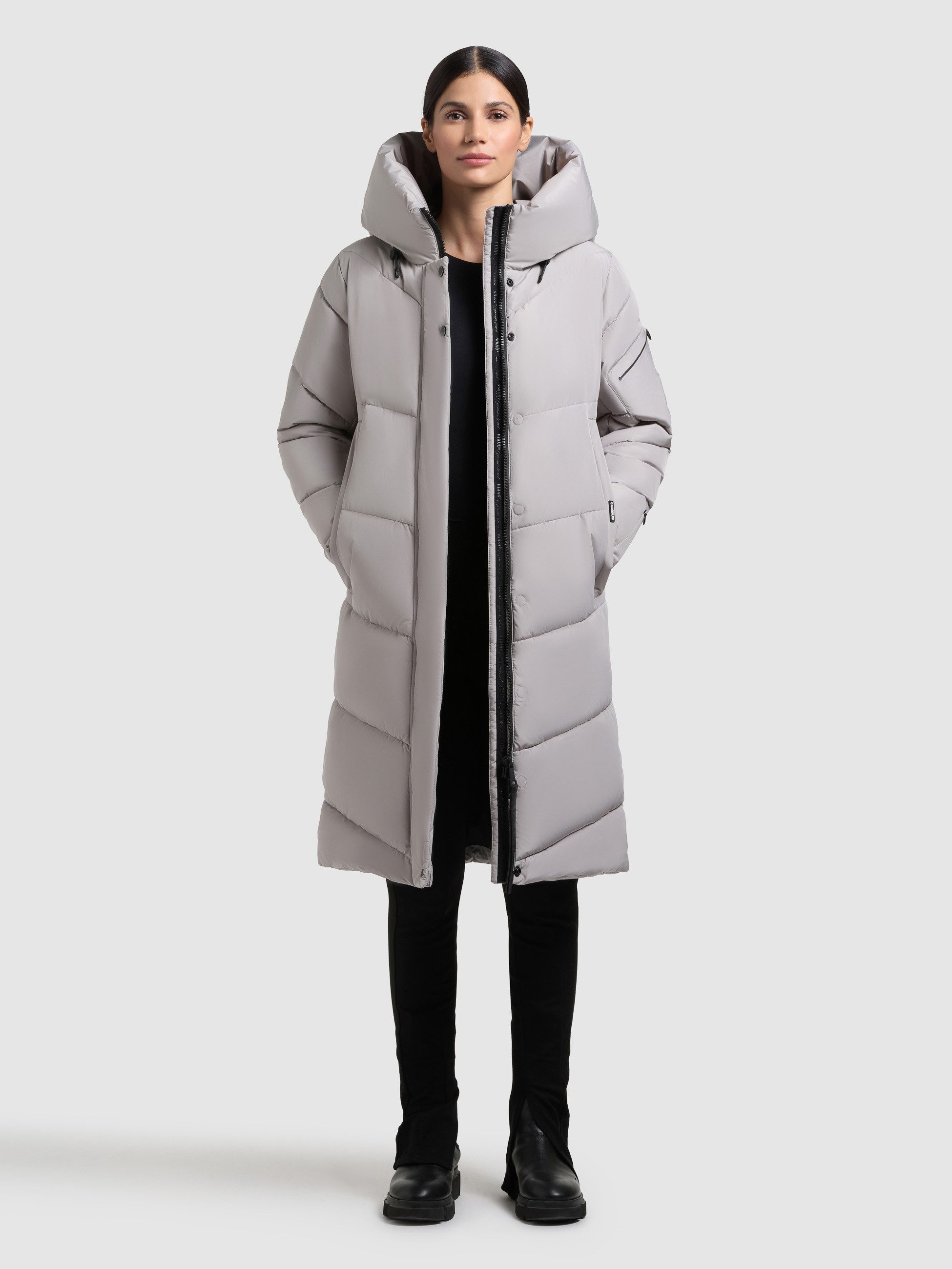 khujo Steppmantel Damenmantel JANGE2 MATT mit Kapuze günstig online kaufen