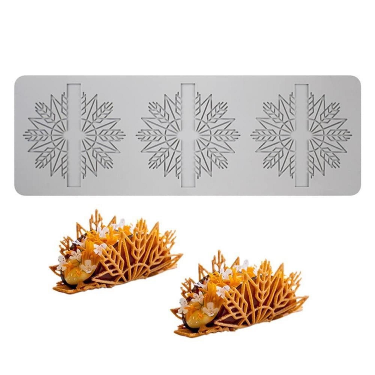 LuxusKollektion Sticker Kuchenform Schneeflocke Elch Geweih, (1-tlg)
