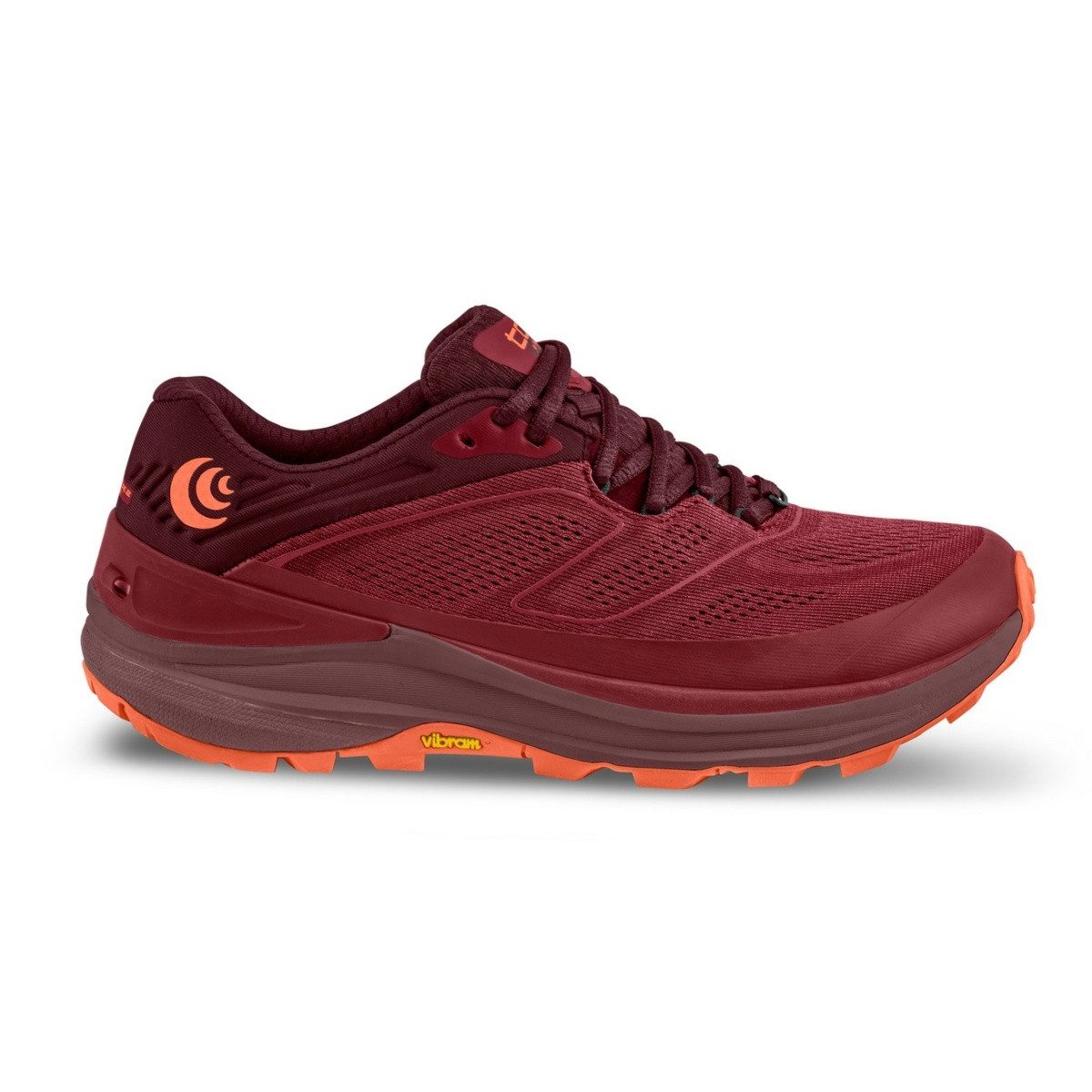 Topo Ultraventure 2 (Dämpfung, Langstrecke) dunkelrot/orange Damen Laufschuh
