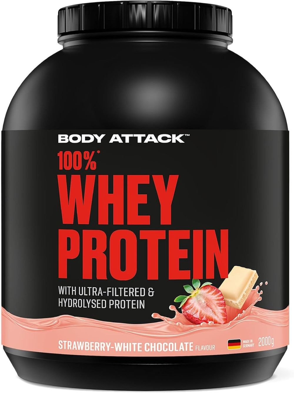 Body Attack Body Attack 100% Whey- 2 kg Pulver