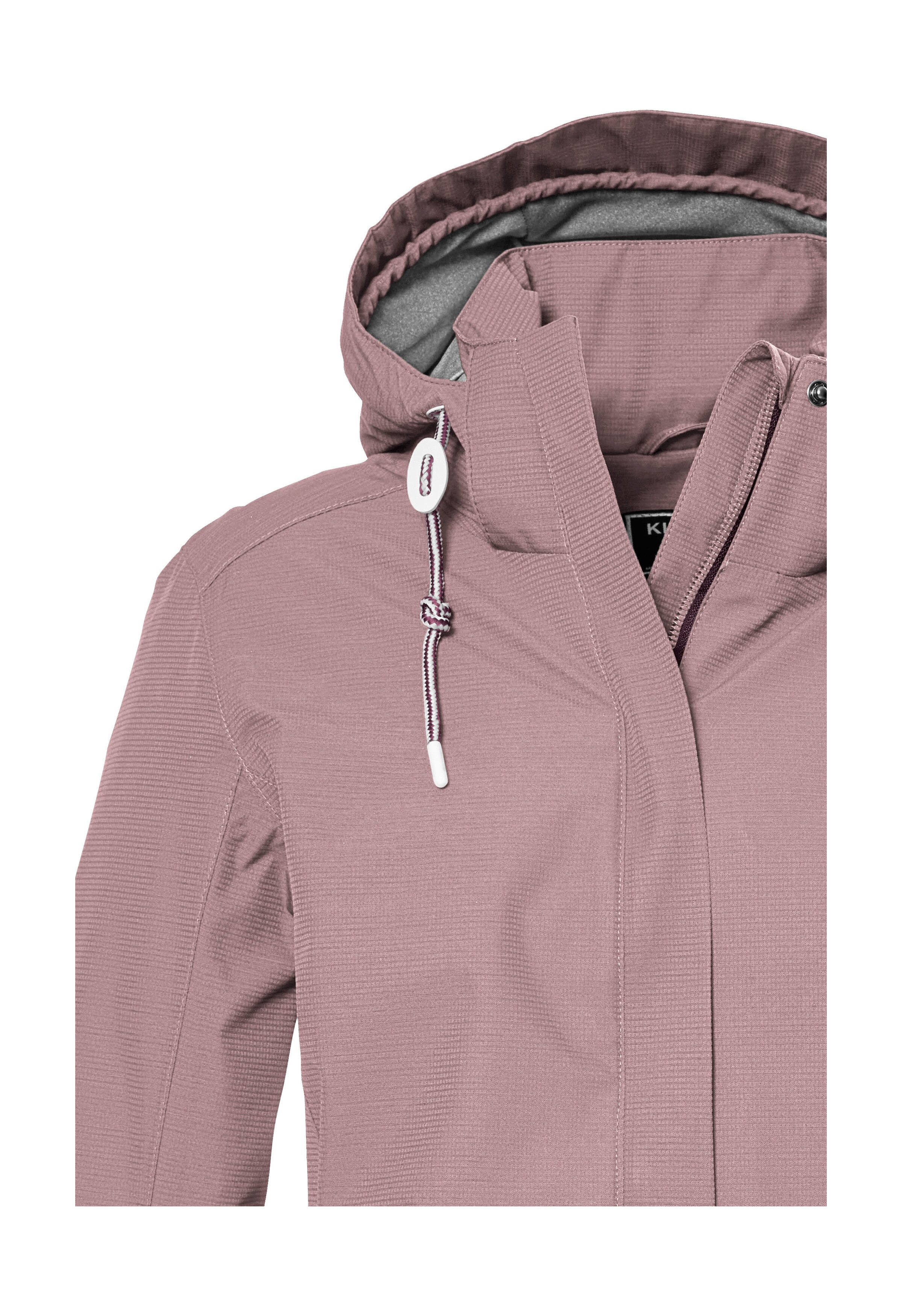 Killtec Outdoorjacke KOS 61 WMN JCKT Funktionsjacke: wasser- und winddicht, atmungsaktiv, abnehmbare Kapuze