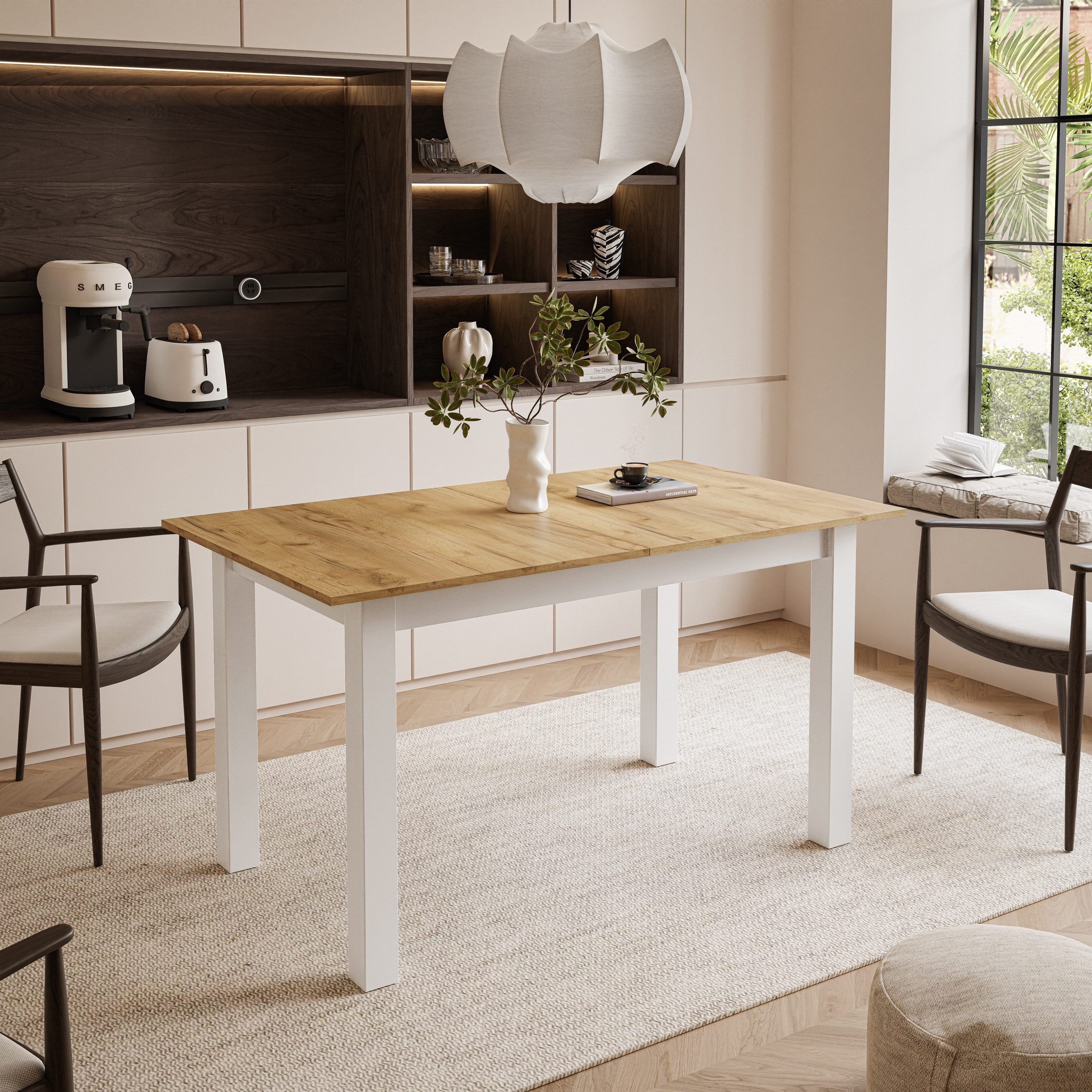 Lookway Klapptisch Ausklappbarer Tisch für 6-8 Personen Wohnzimmer ARTON 14 günstig online kaufen